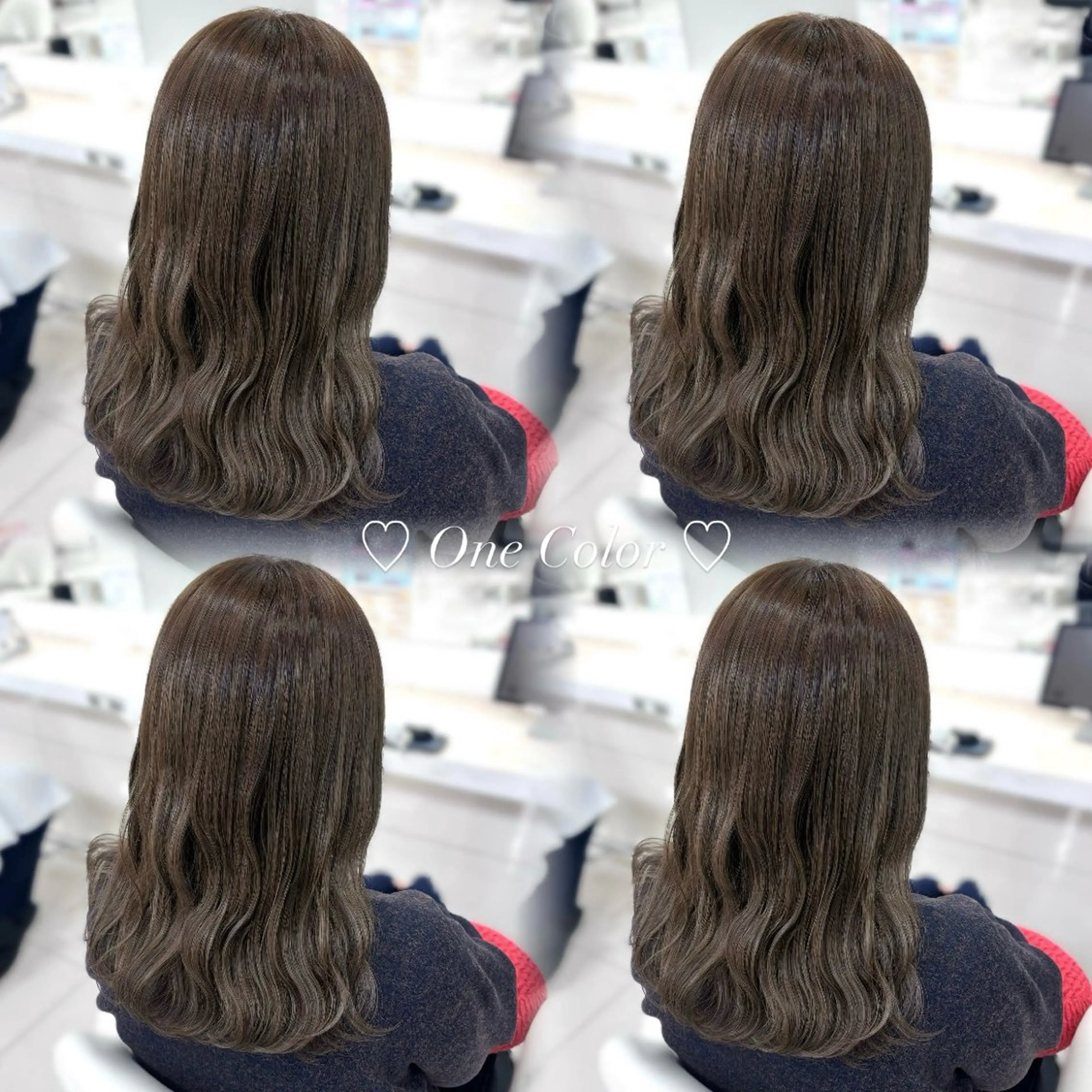 セミロング カラー ヘアカラー 🎀 Runa 🎀のヘアスタイル