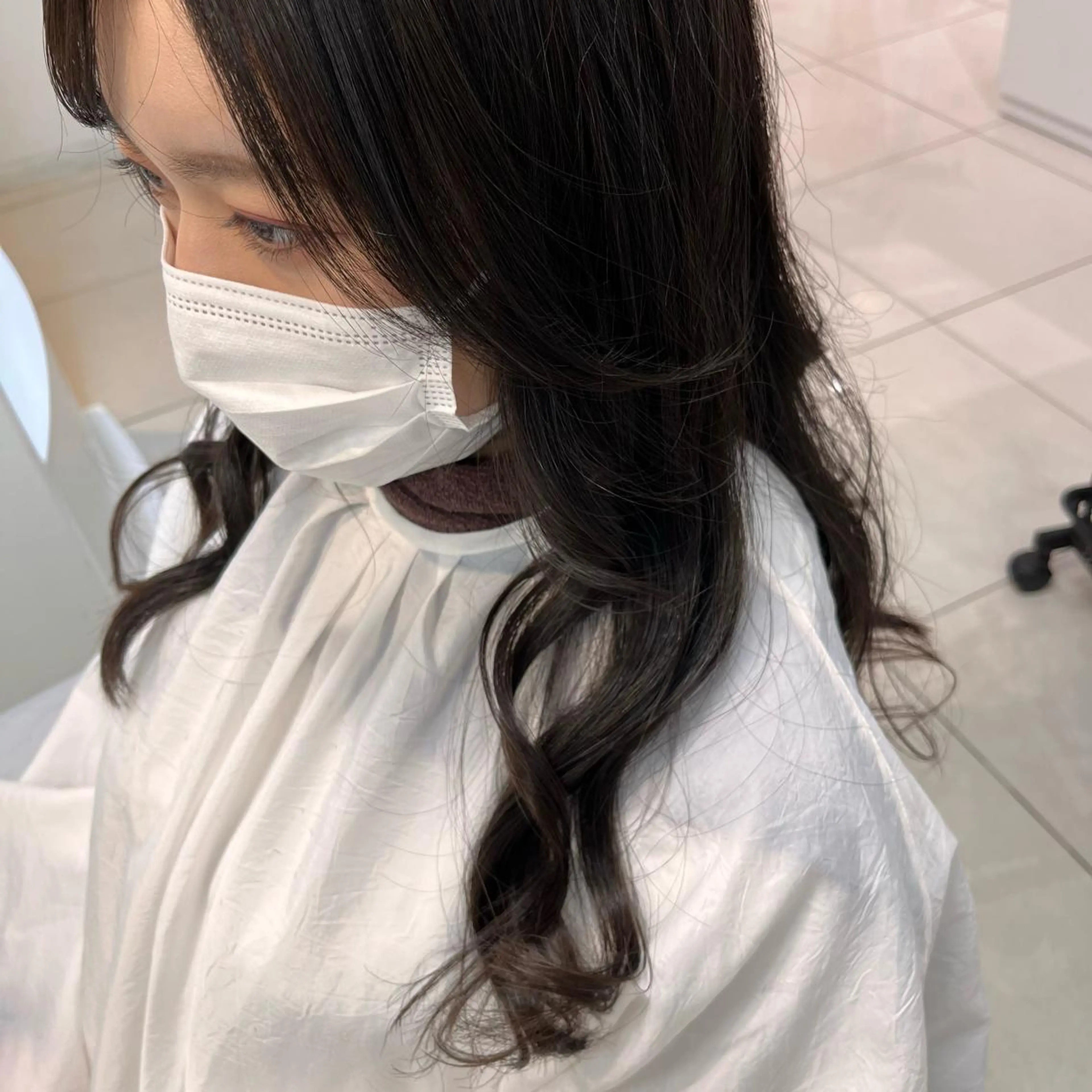 ロング サイドバング 小顔カット メンズヘア専門🦊 RYOKAのヘアスタイル