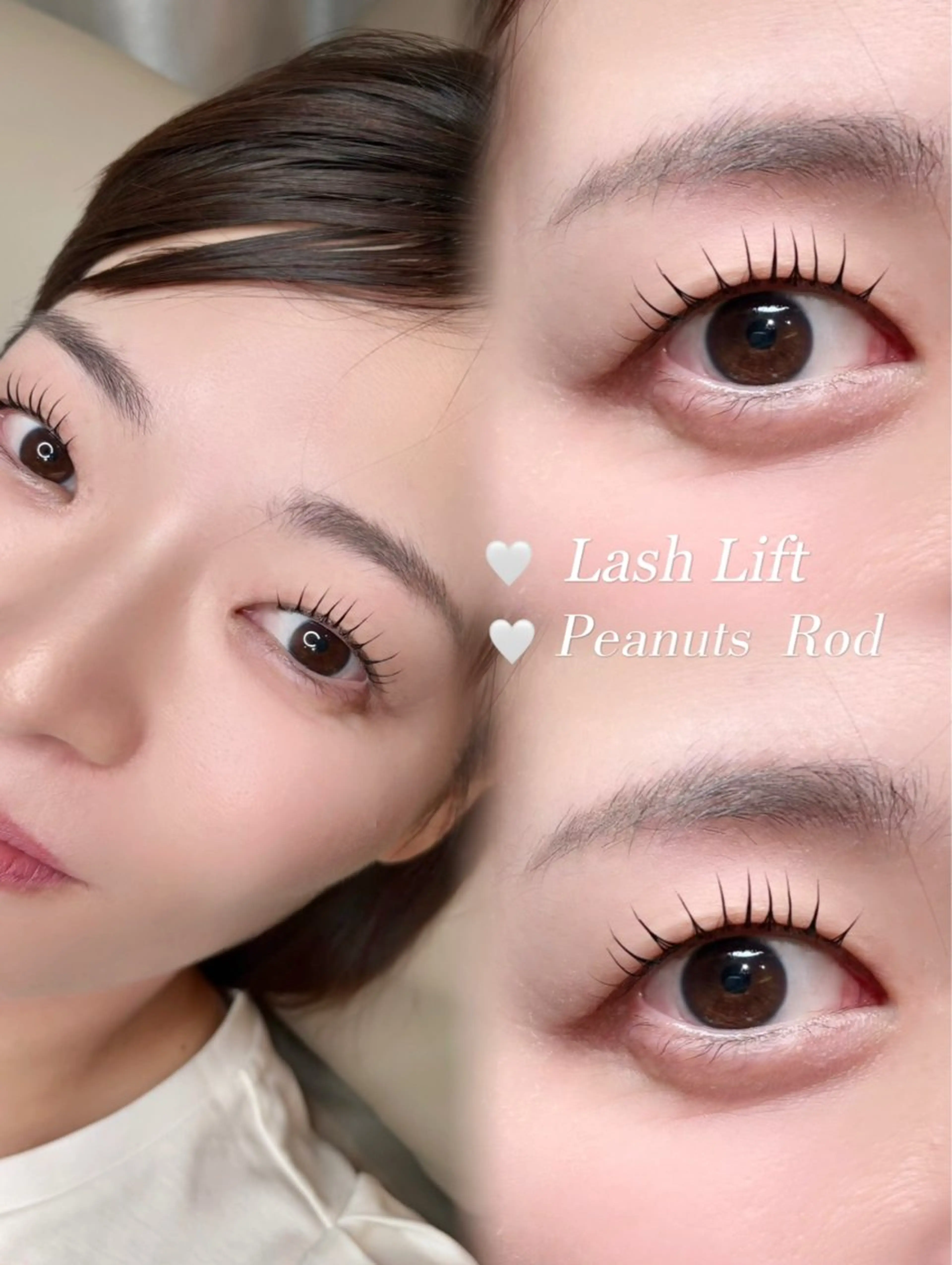 【目元垢抜け】🩷ダメージ修復TR込　上まつ毛パーマ&眉ワックス✨の写真