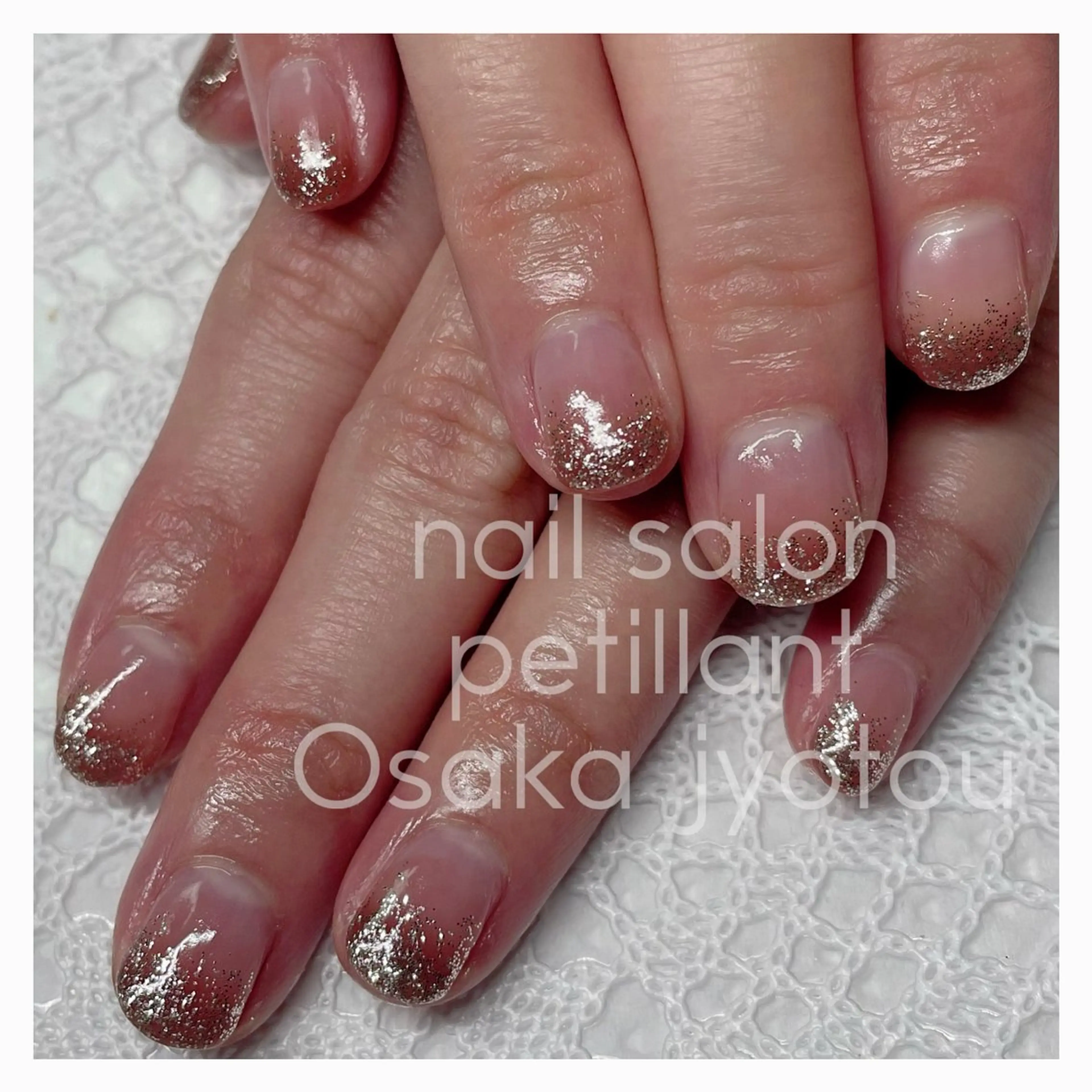 ネイル グラデーション キラキラネイル ラメ(グリッター) petillant所属・nail salon petillantのネイルデザイン