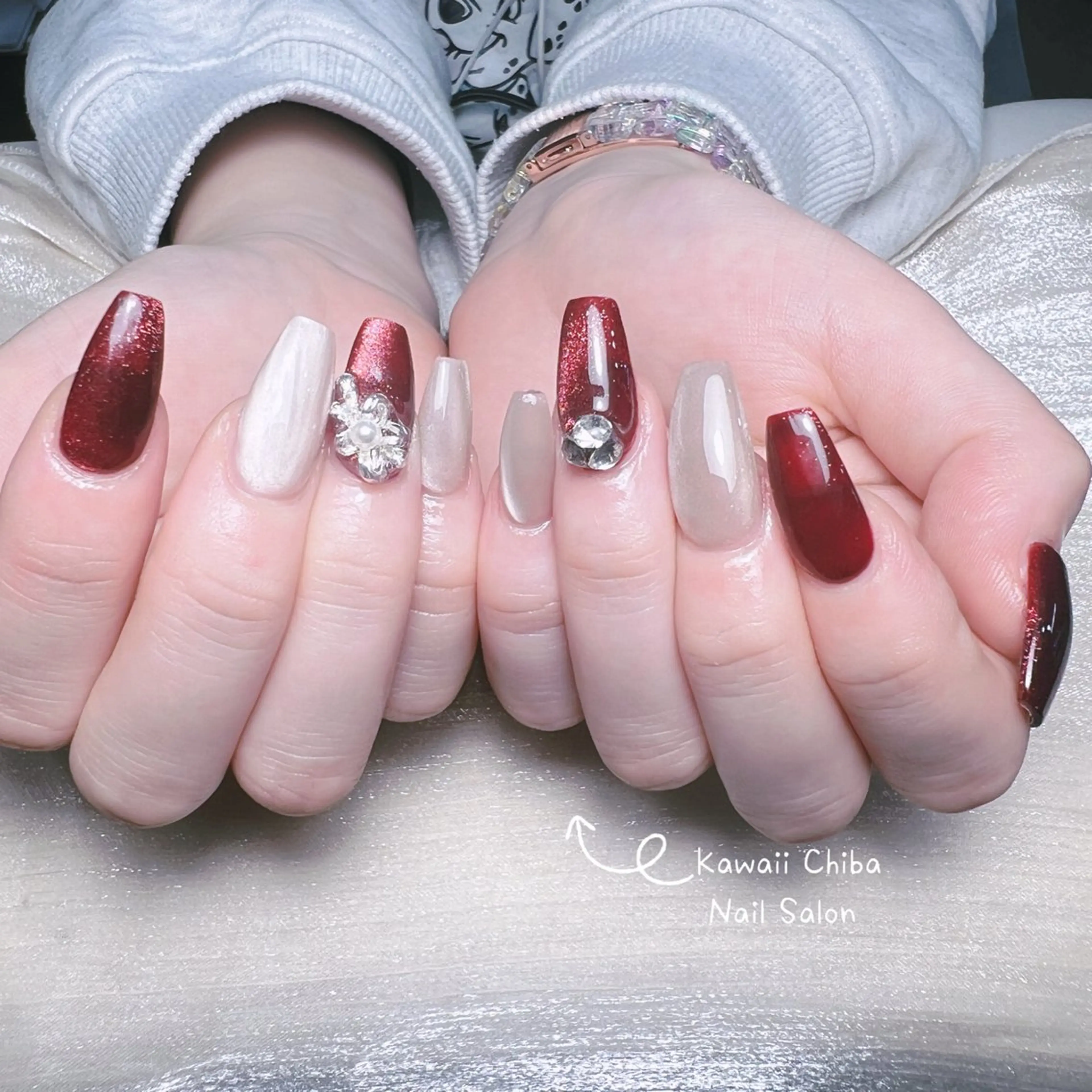 ネイル 韓国ネイル ワンホンネイル Kawaii _Nailのネイルデザイン