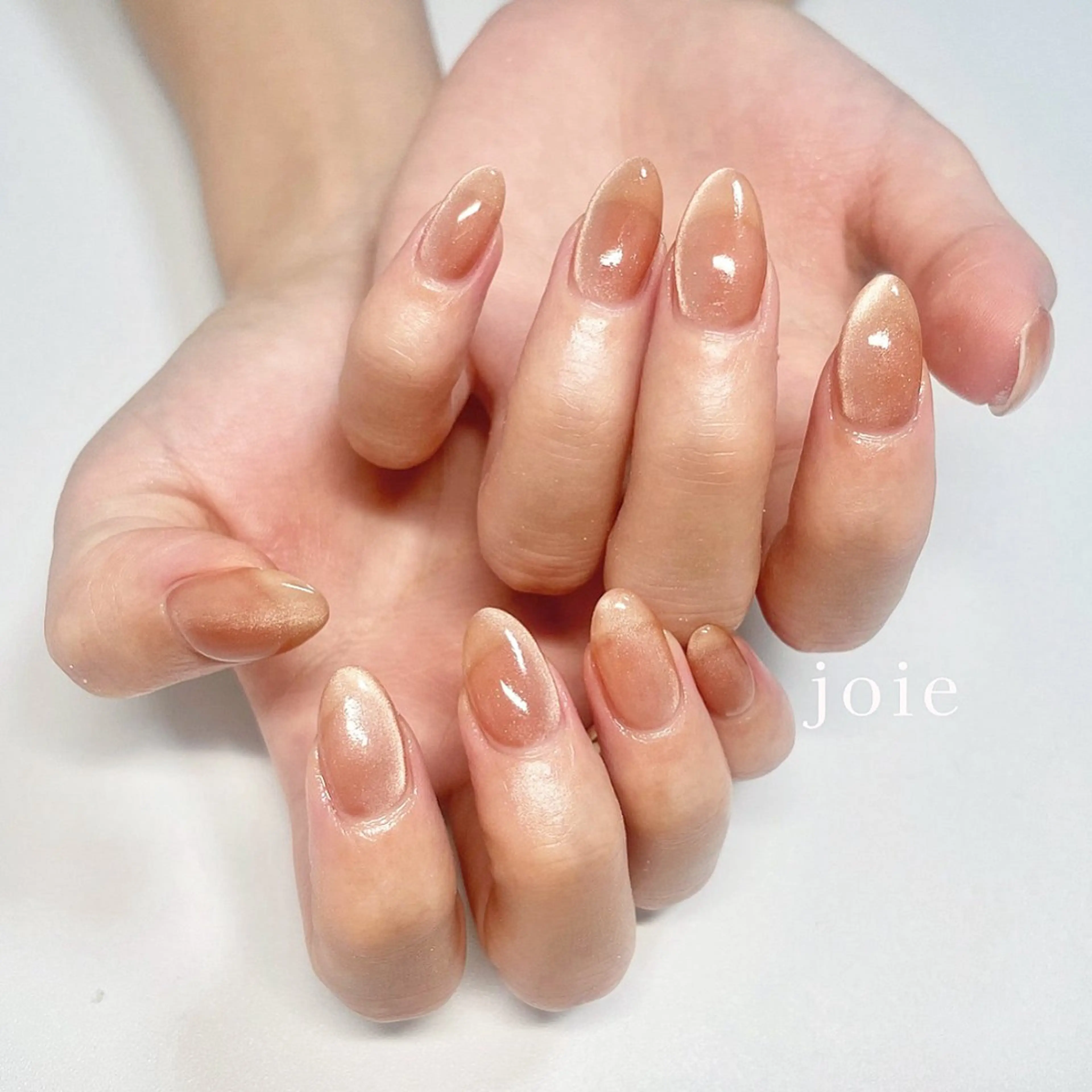 ネイル ジェルネイル キラキラネイル マグネットネイル オフィスネイル パラジェル Nailist Mikuのネイルデザイン