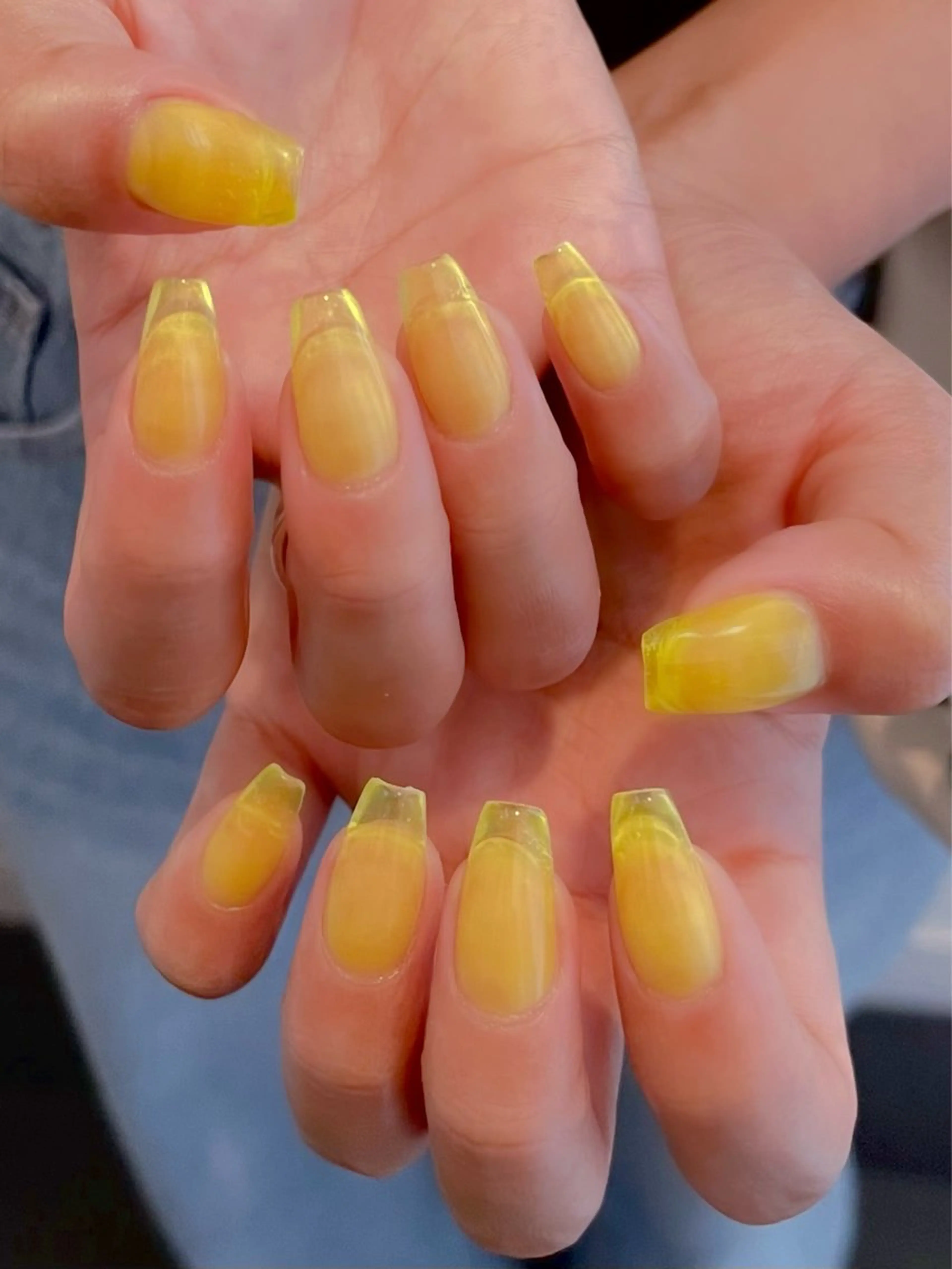 ネイル フットネイル キラキラネイル マグネットネイル ワンカラーネイル スカルプネイル nine.🦋 YUKOのネイルデザイン