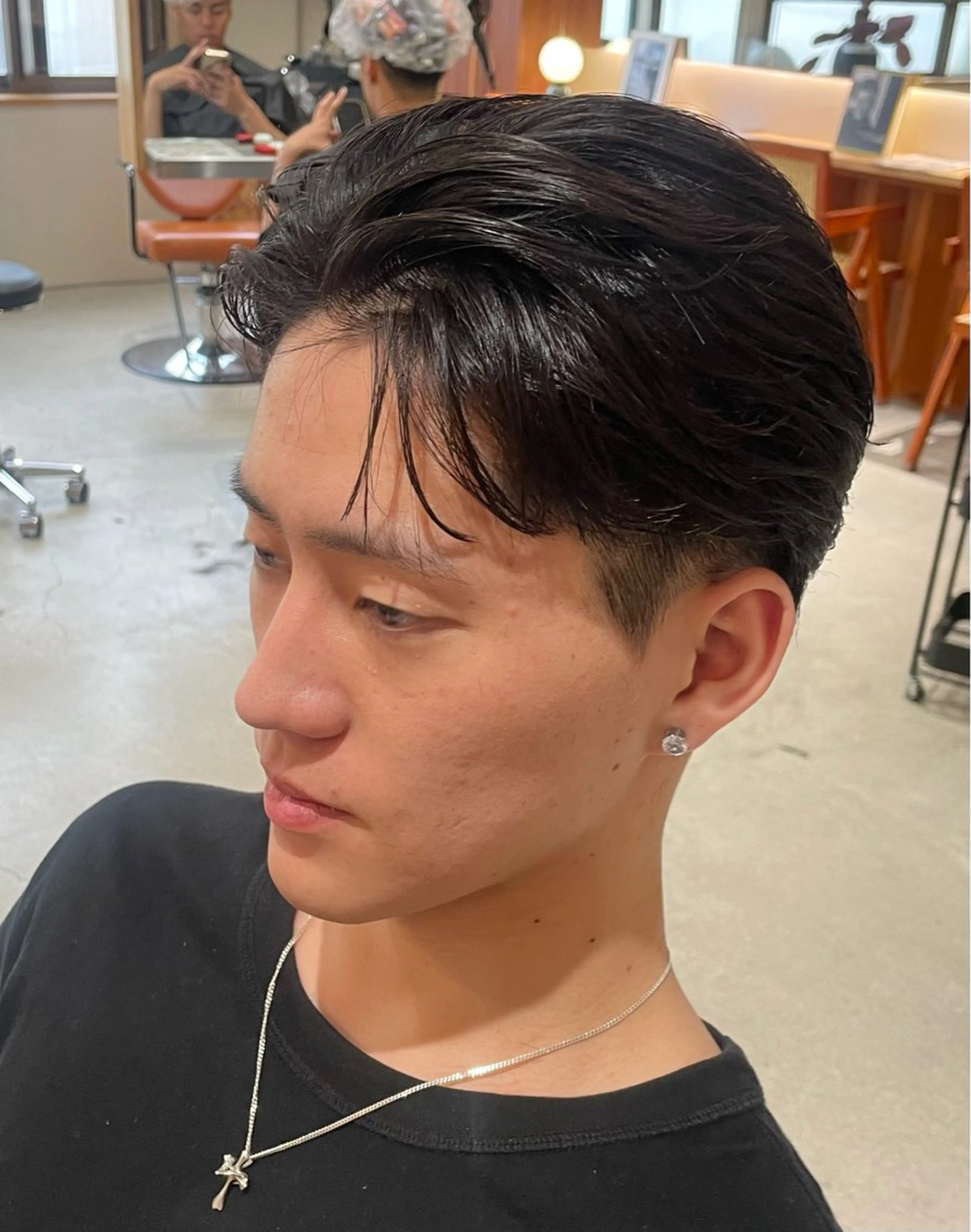 メンズ カット 縮毛矯正 itsuki ／ 曲がる縮毛矯正のヘアスタイル