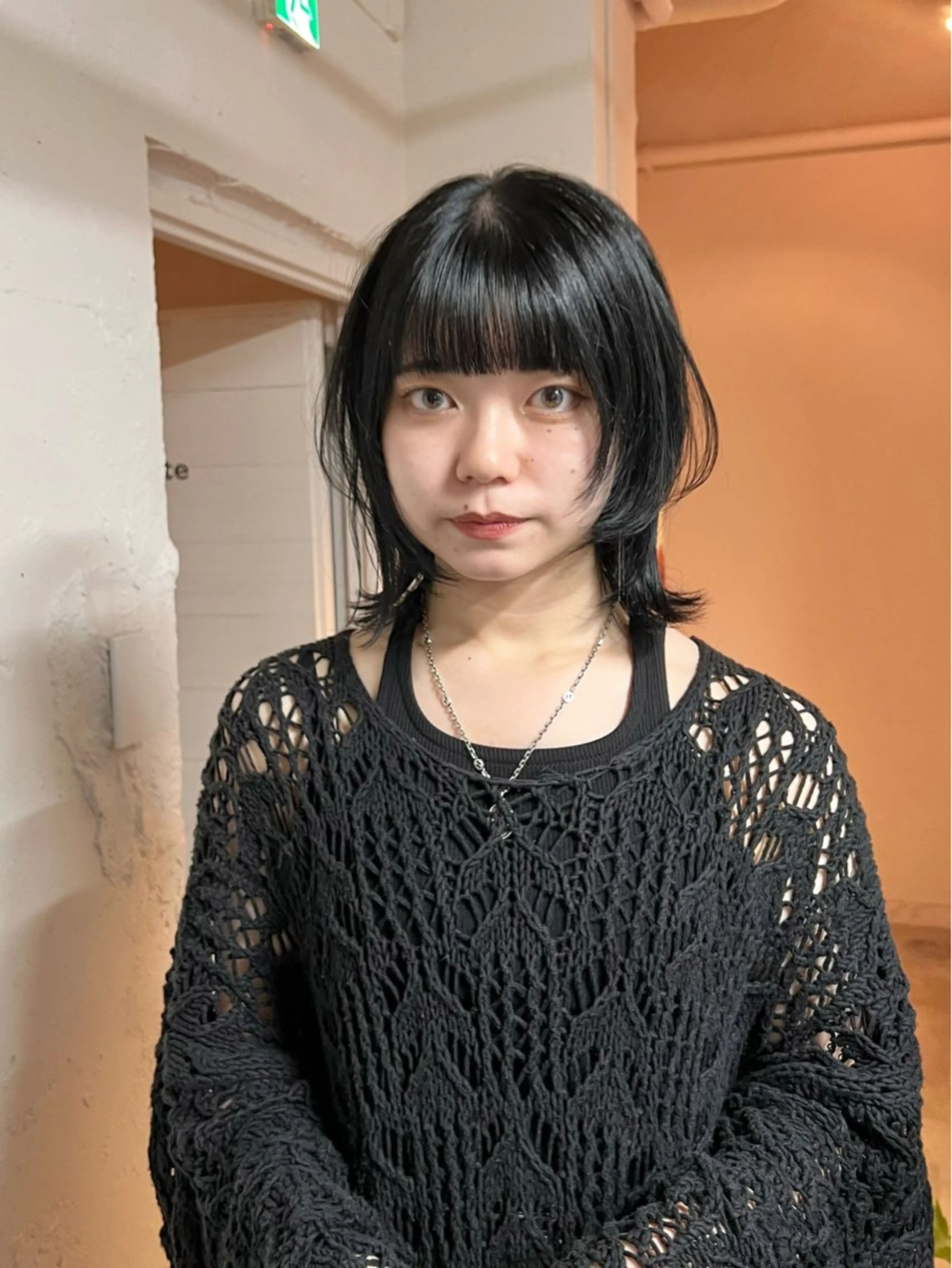 ミディアム カット ヘアカラー tokute Takahashiのヘアスタイル