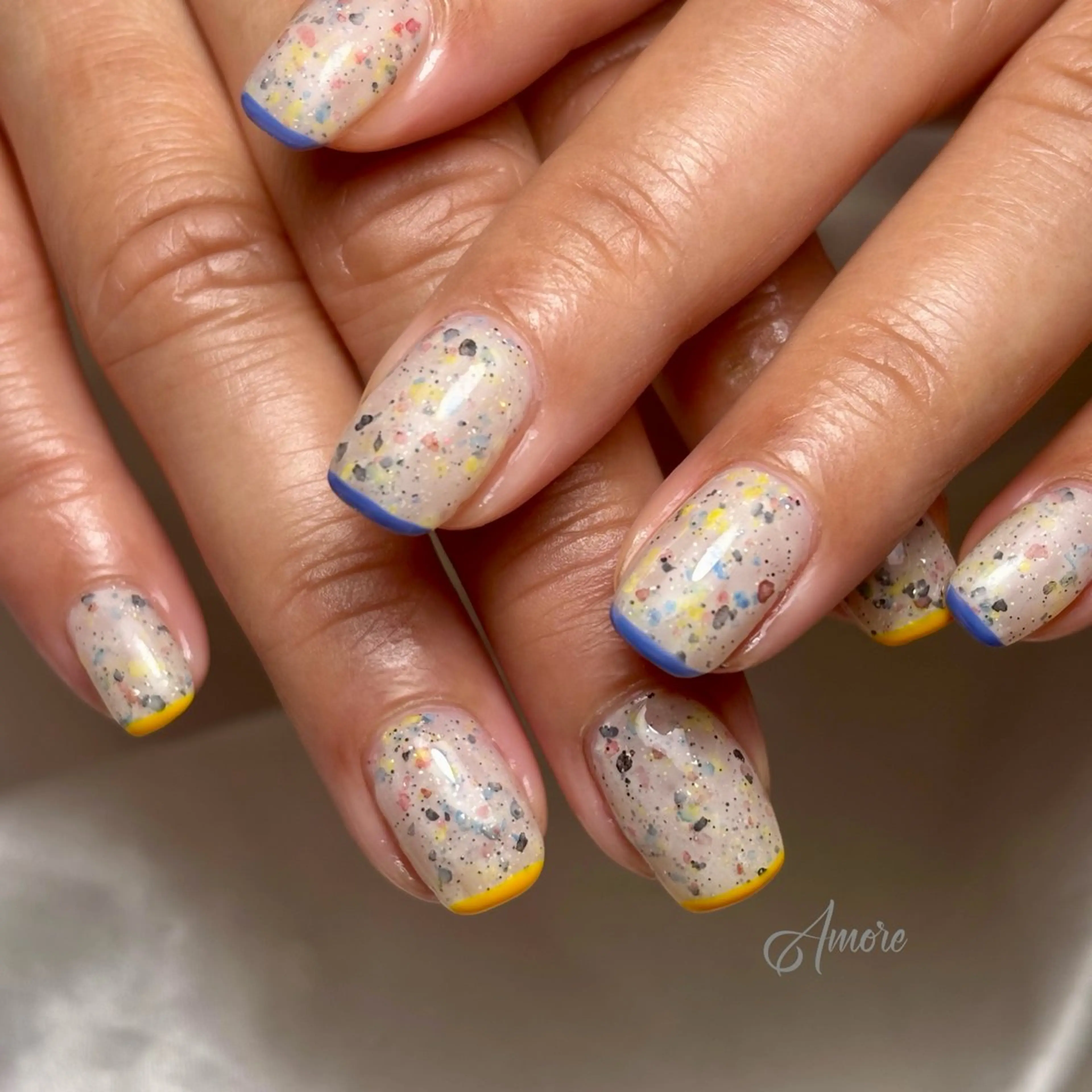 ネイル ジェルネイル キラキラネイル 韓国ネイル マグネットネイル パラジェル You kyehwaのネイルデザイン