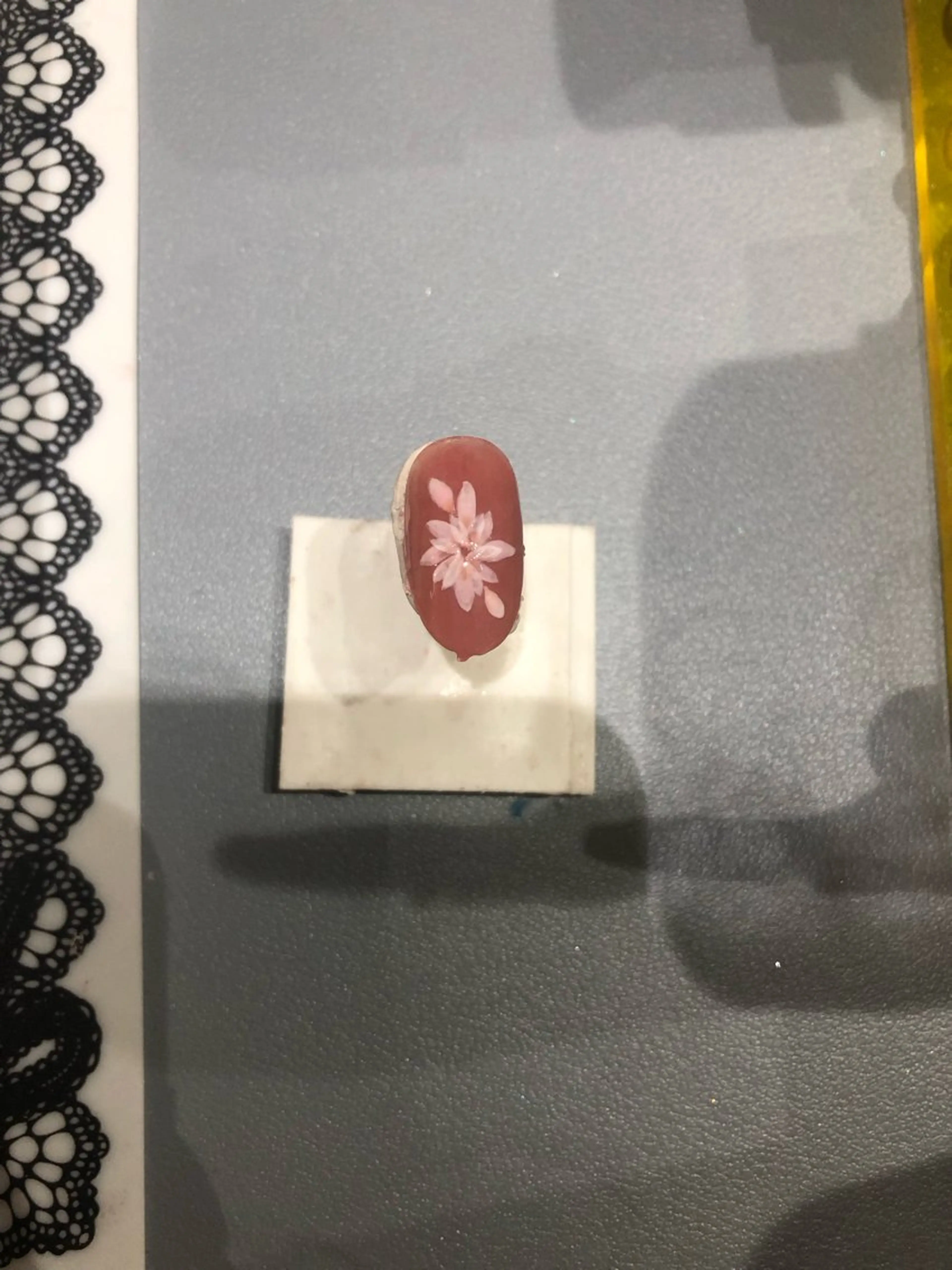 ネイル アートネイル 桜ネイル マグネットネイル ワンカラーネイル ピンク Glam nail salon 蒲田所属・💅研修生の chan みきのネイルデザイン