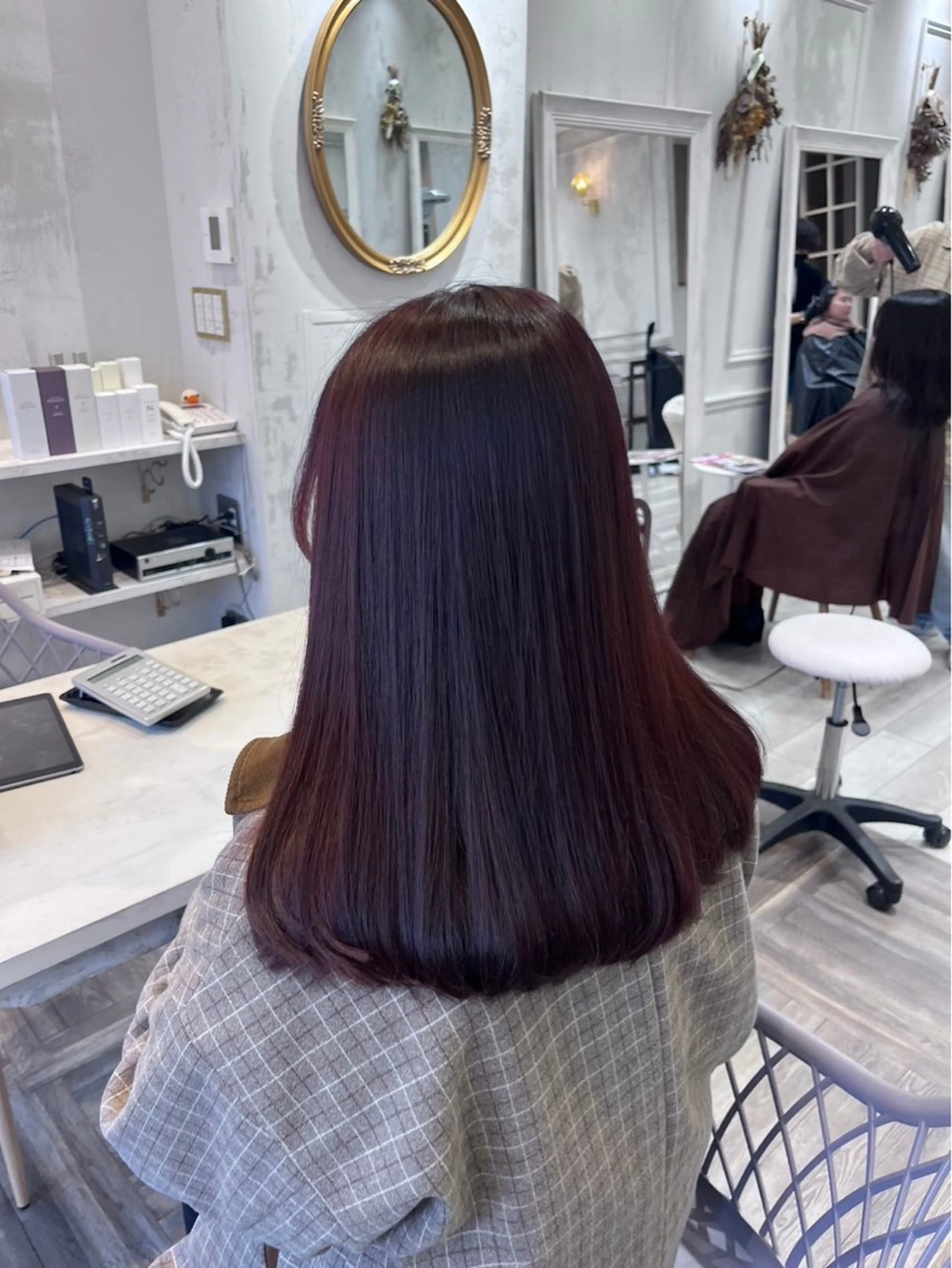 セミロング 森本 朝香のヘアスタイル