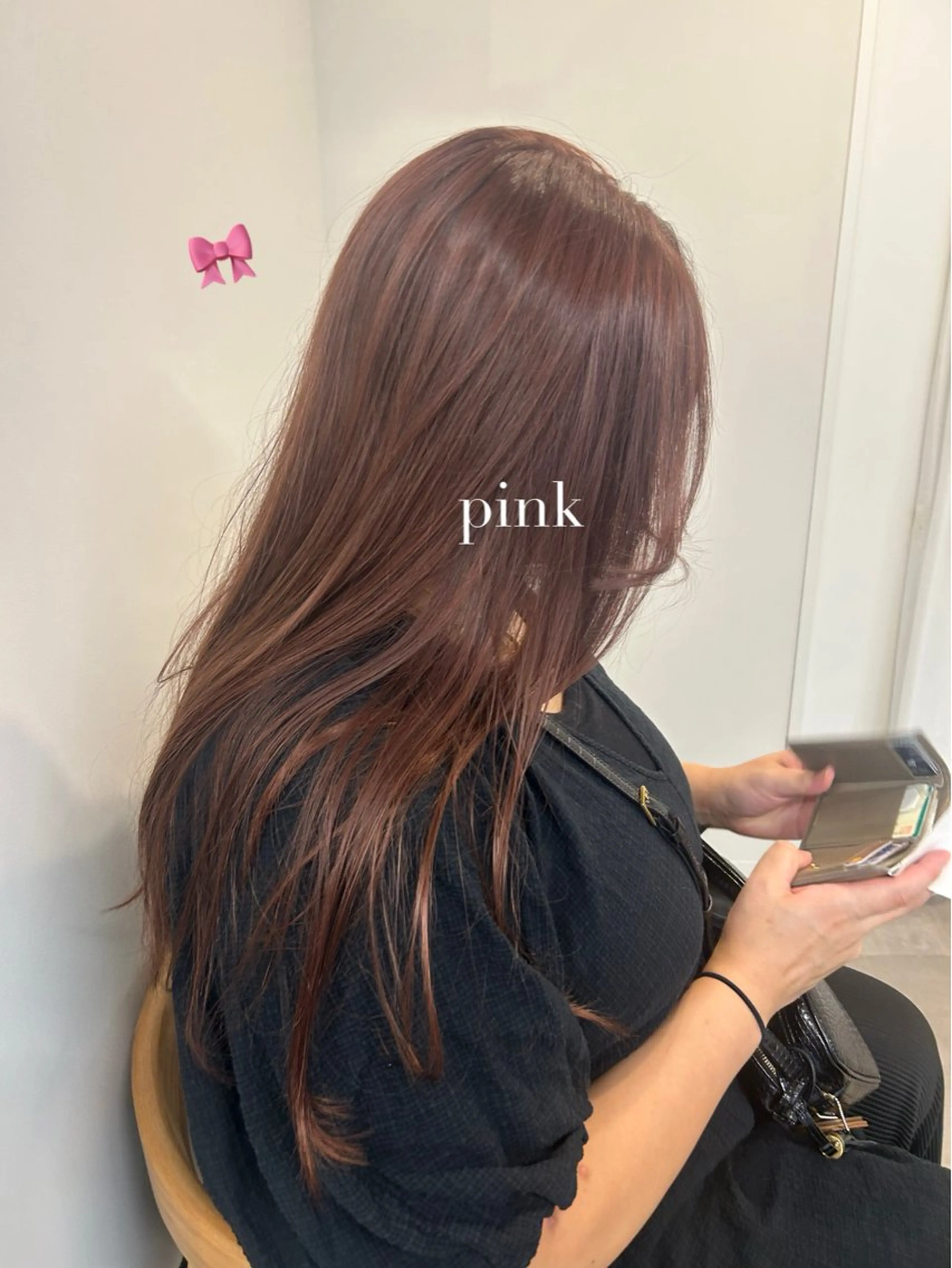 ロング カラー ベージュカラー ピンクカラー カット ヘアカラー トリートメント 暖色･似合わせカラー (廣石沙英🎀)のヘアスタイル