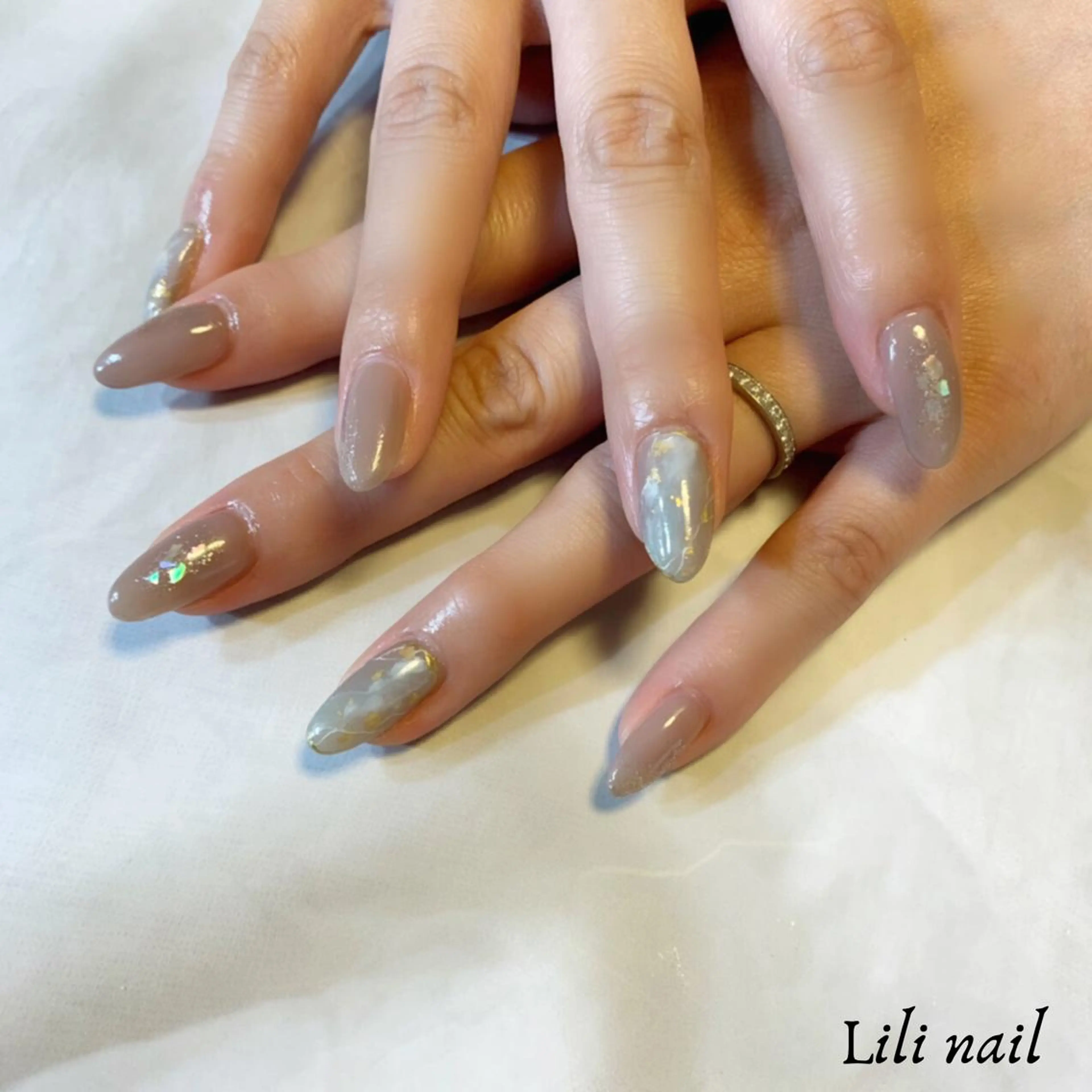 ネイル 大理石ネイル(マーブル) Lili beauty salon所属・Lilibeauty salonのネイルデザイン