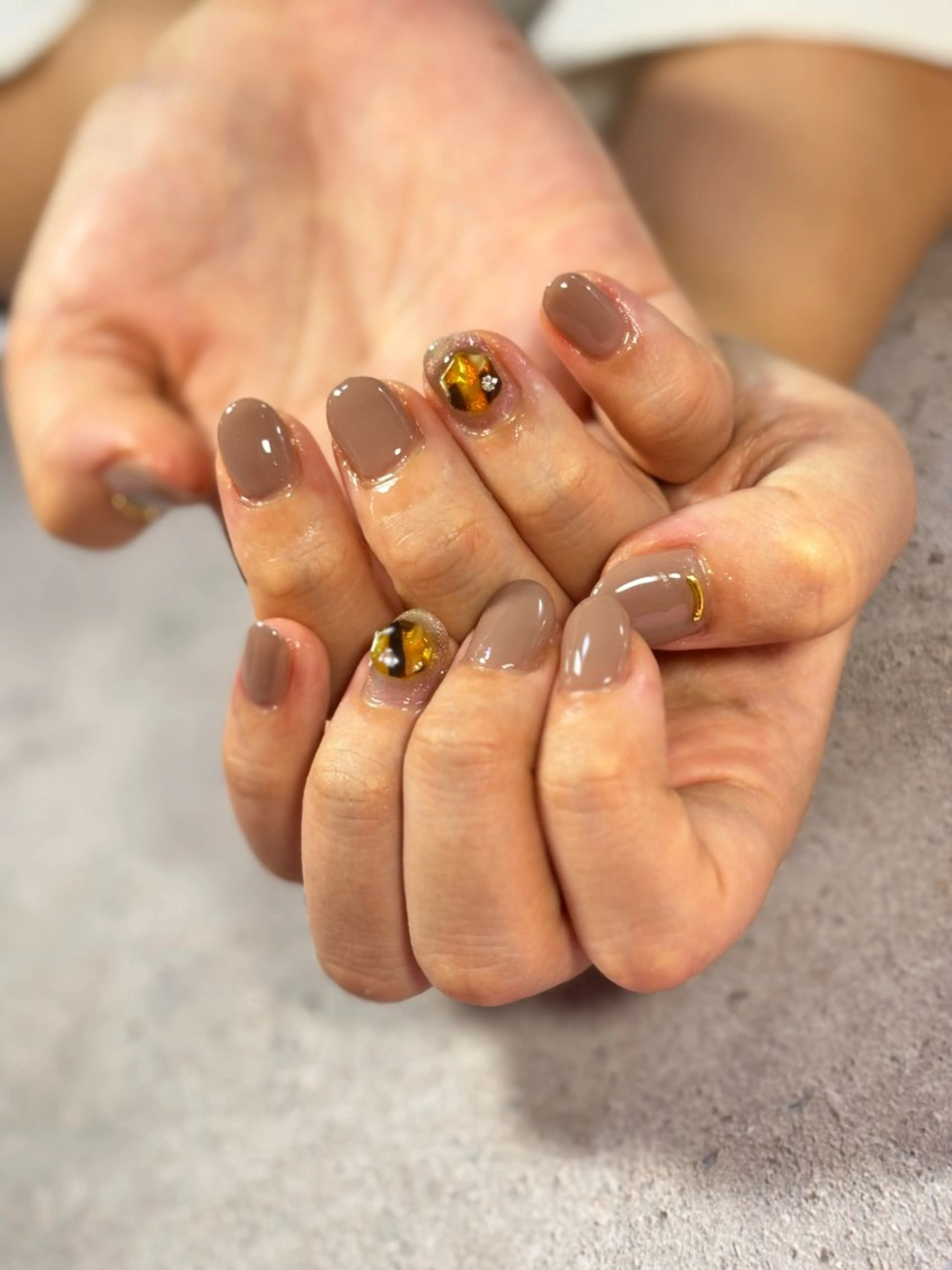 ネイル シンプルネイル 🦋Kiyomi. 🦋のネイルデザイン