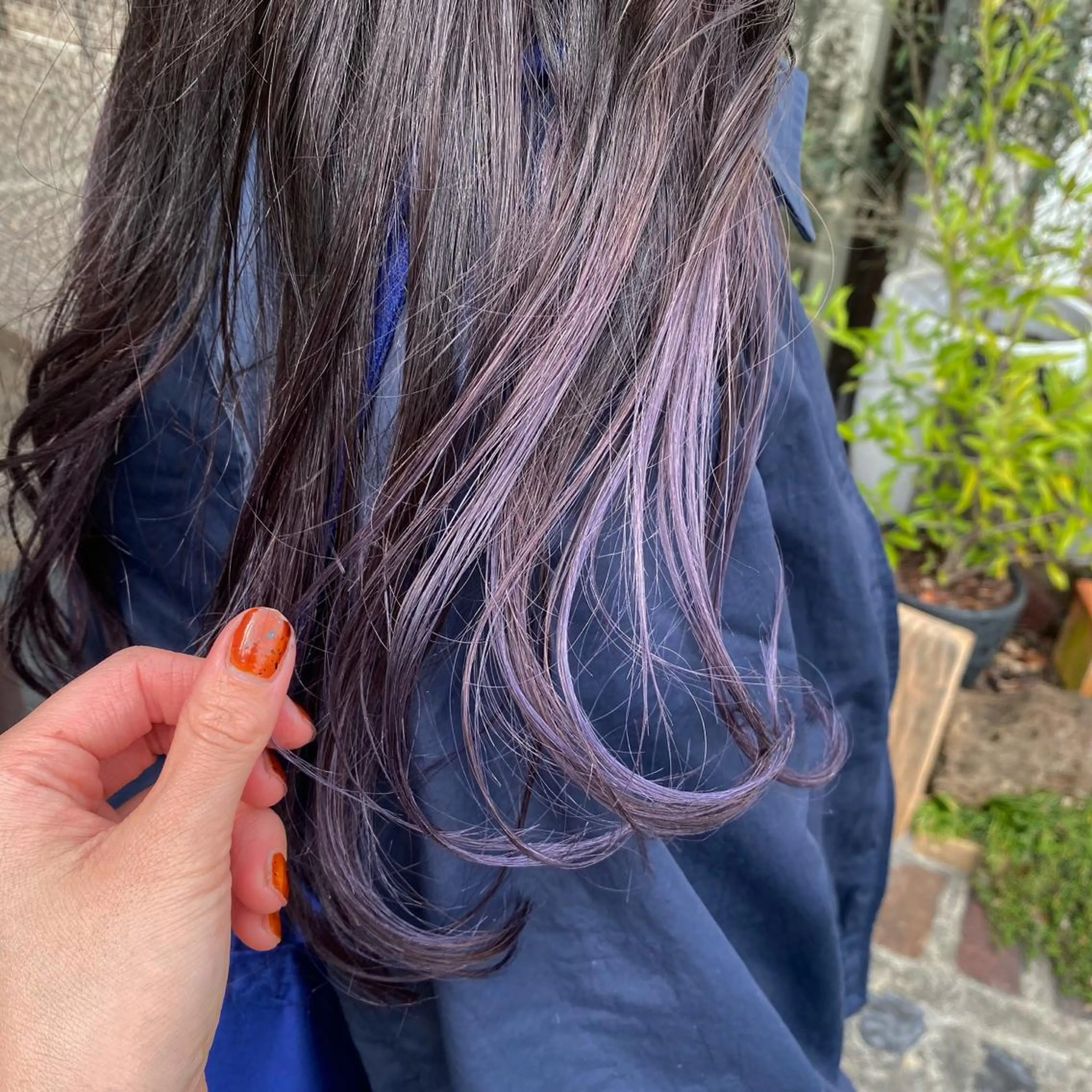 ロング カラー 中村 友香のヘアスタイル