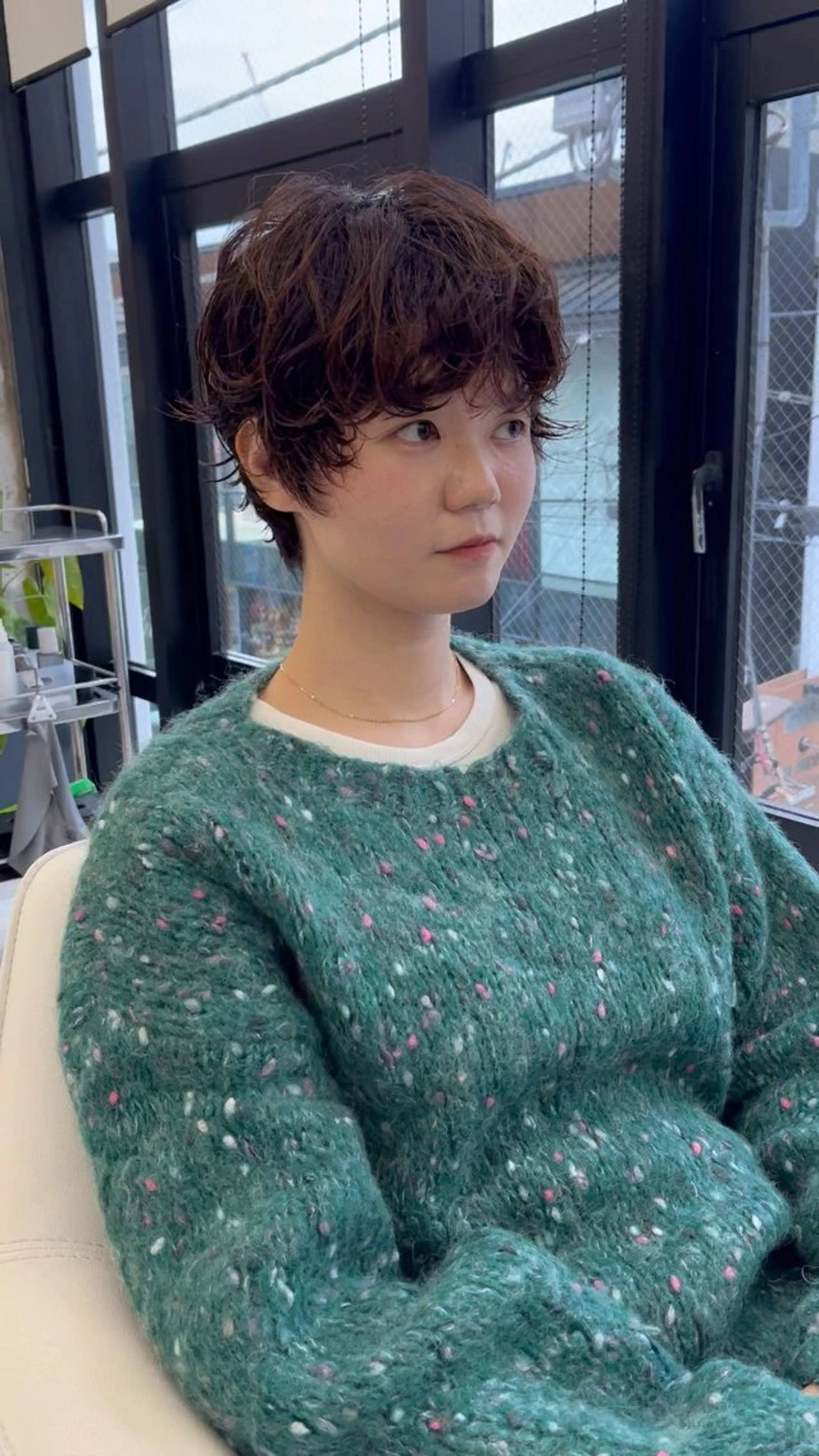 ショート パーマ カット パーマ ヘッドスパ benji 学芸大学所属・🌱洒落てるパーマ 🌱ショート/緒方椋のヘアスタイル