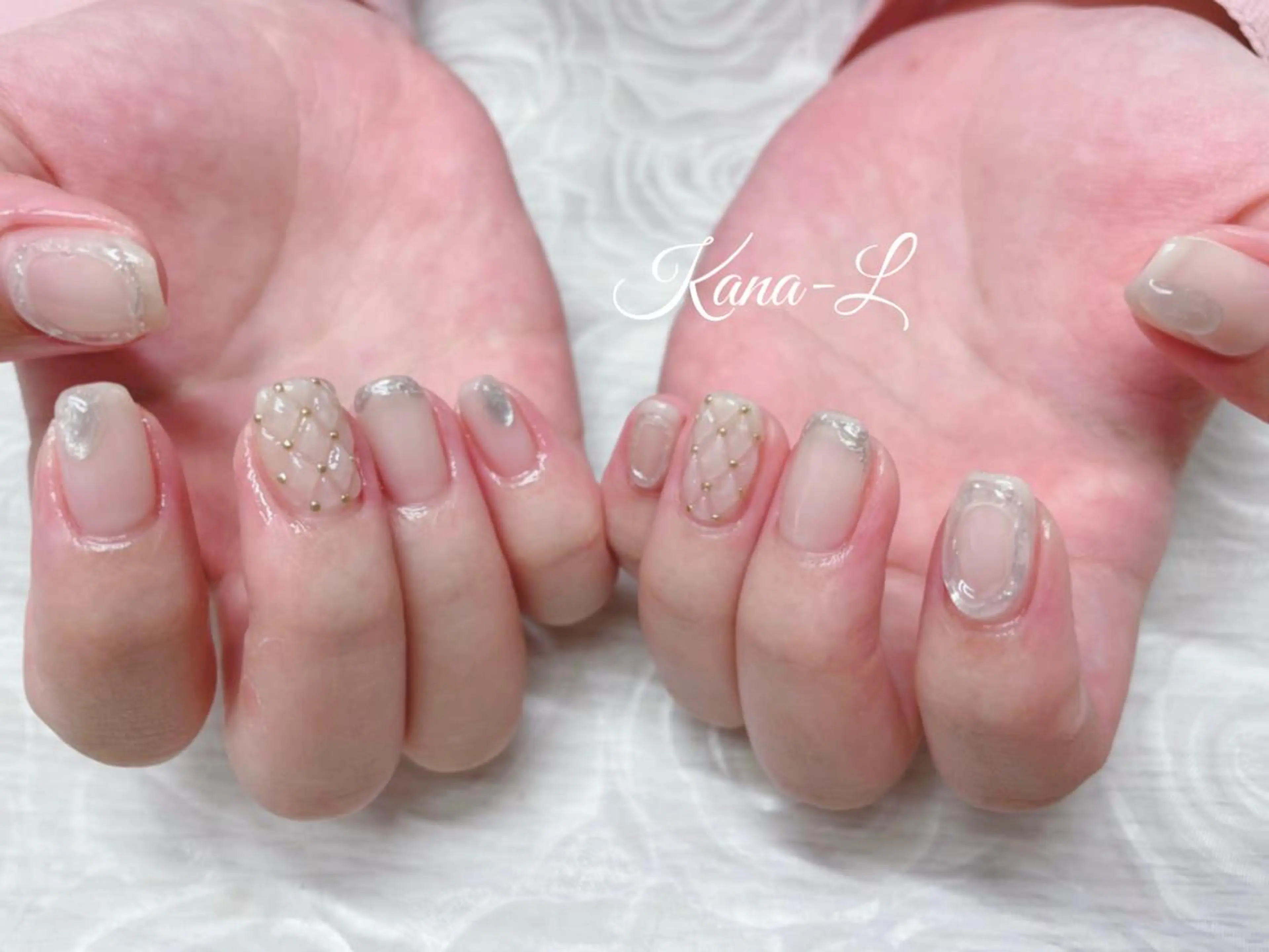 カラー ネイル ジェルネイル マグネットネイル パラジェル ぷっくりネイル 芦辺 香奈のネイルデザイン