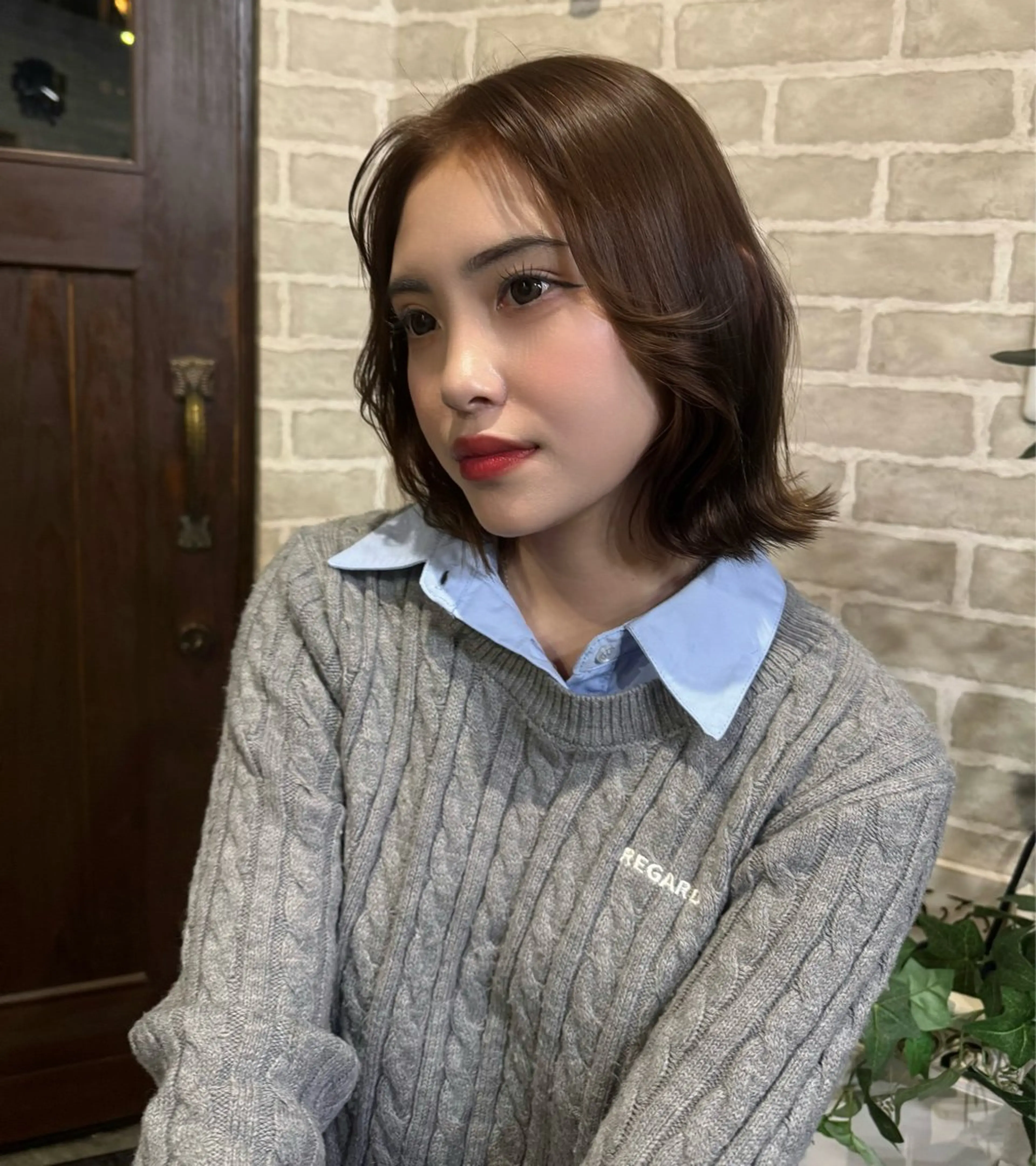 【🎀minimo限定🎀】透明感  ワンブリーチ＋オンカラー＋トリートメントの写真