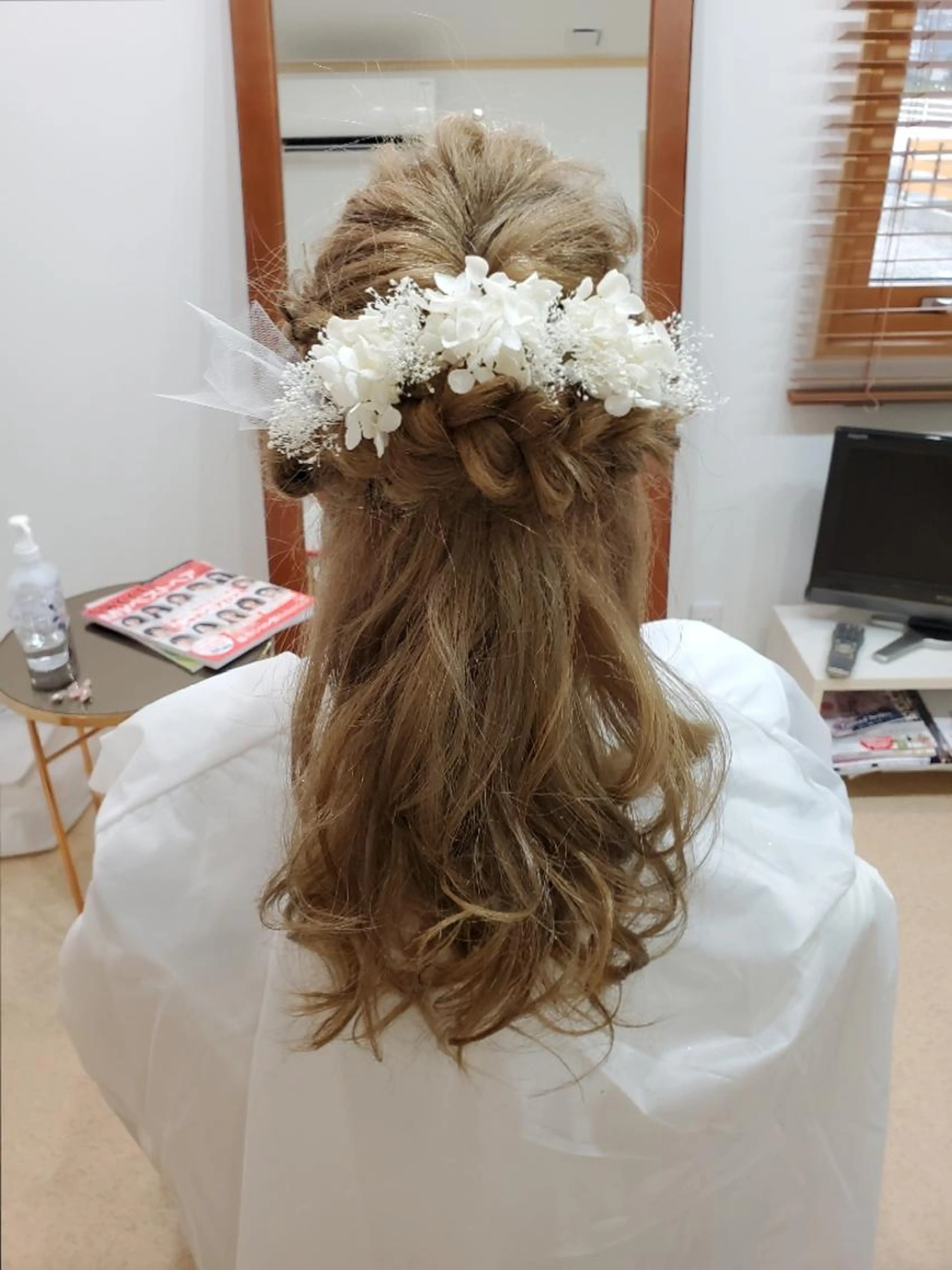ヘアセットの写真