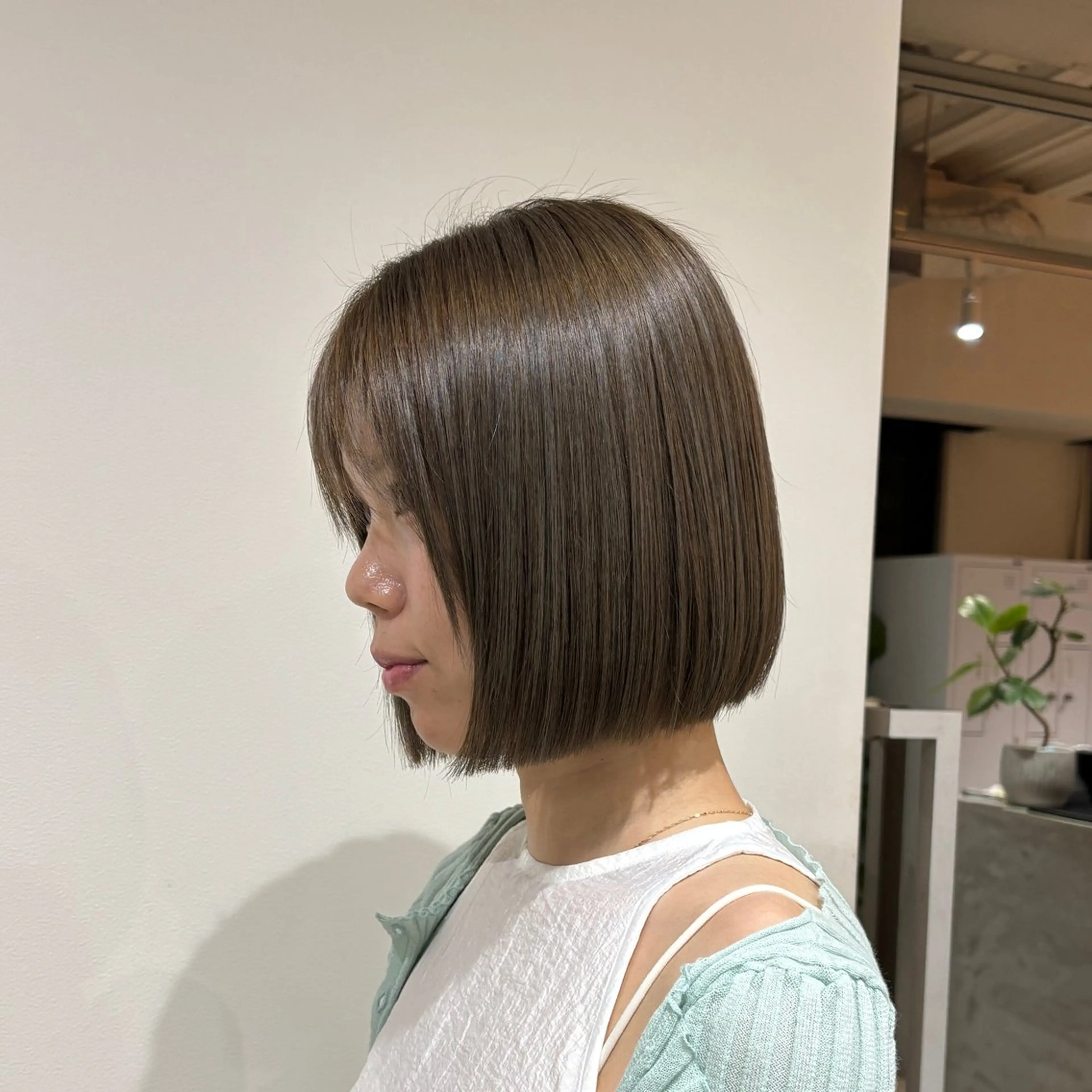 ショート AHNKISM所属・トレンド🌷 ボブ　パーマ🩰のヘアスタイル