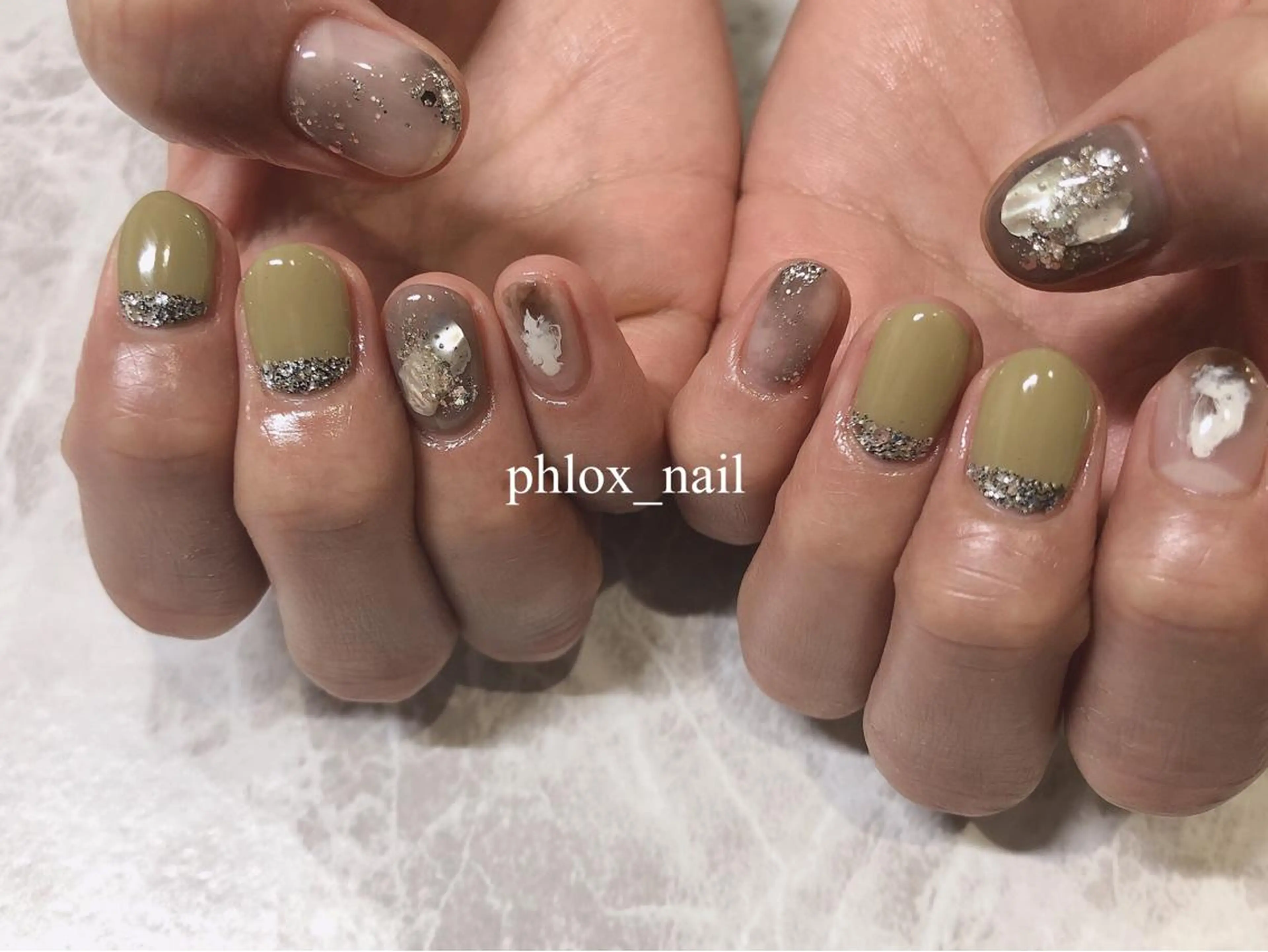 ネイル s/w _shokoのネイルデザイン