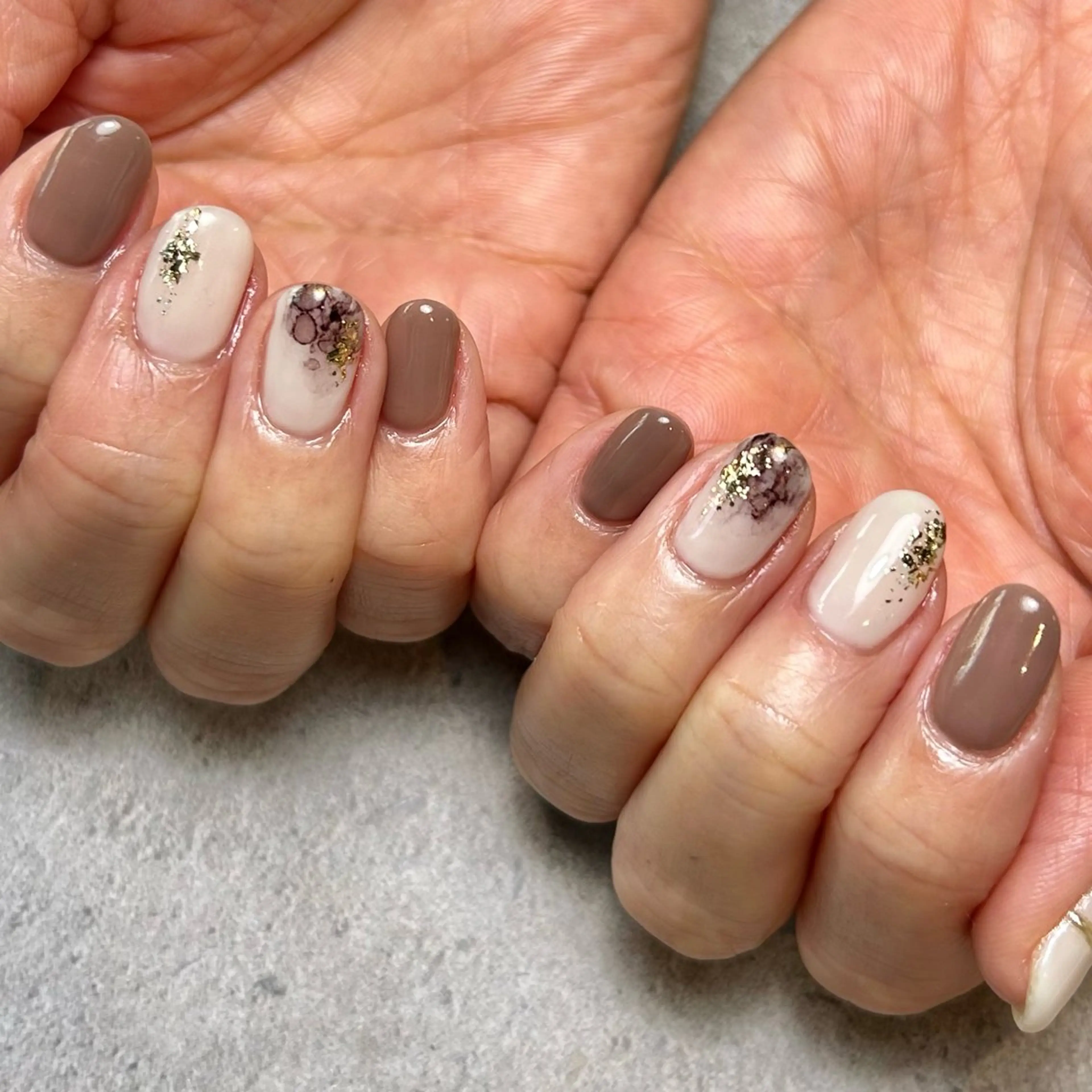 ネイル ニュアンスネイル ハンドネイル Reflection marikoのネイルデザイン