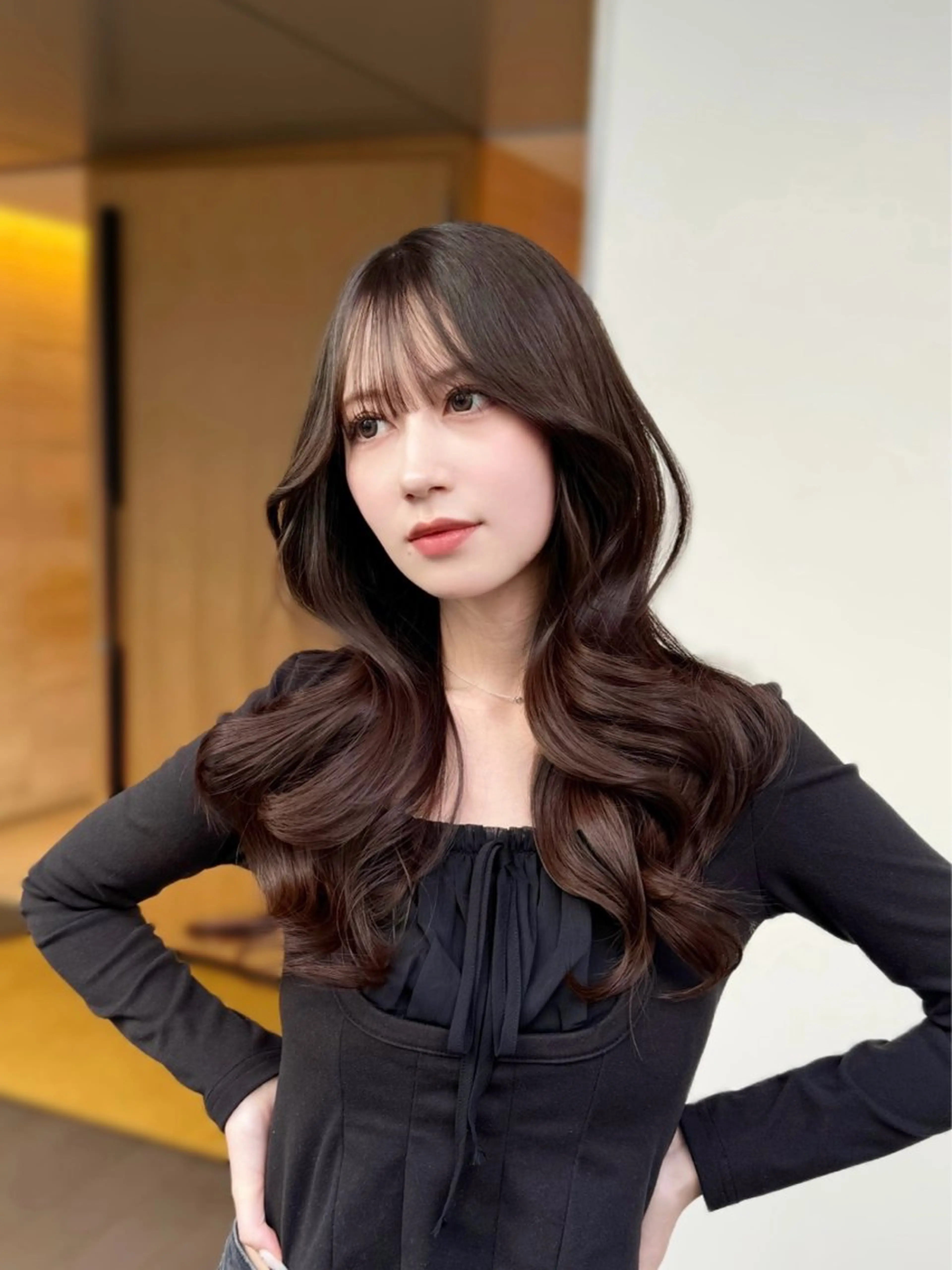 ロング カラー ヘアセット 🦋韓国系指名No1 店長/圓山 祐也🦋のヘアスタイル