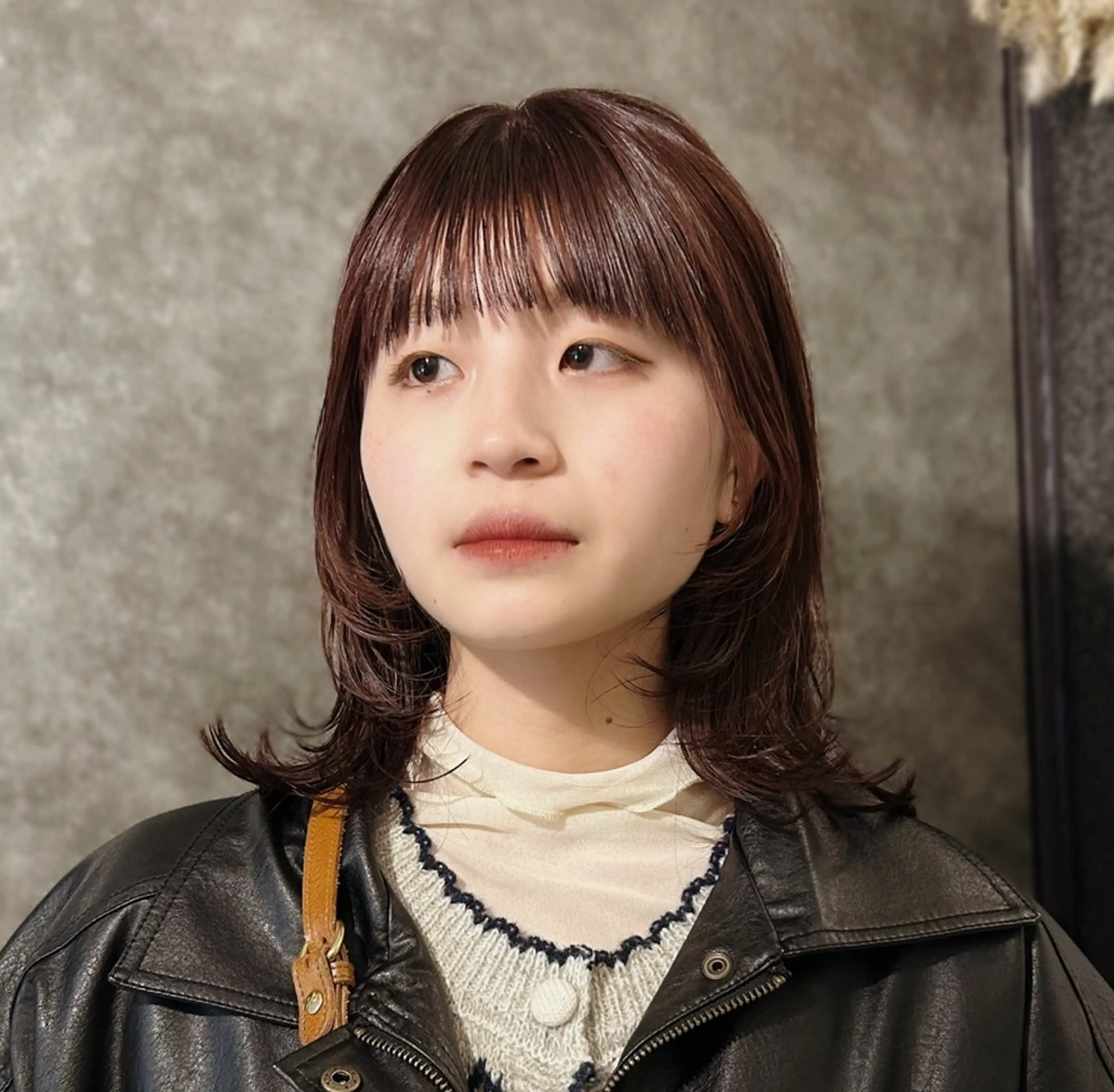 ミディアム カラー ブラウンカラー レイヤーカット tete nico所属・似合わせ/ヘアカラー nanami🌸のヘアスタイル