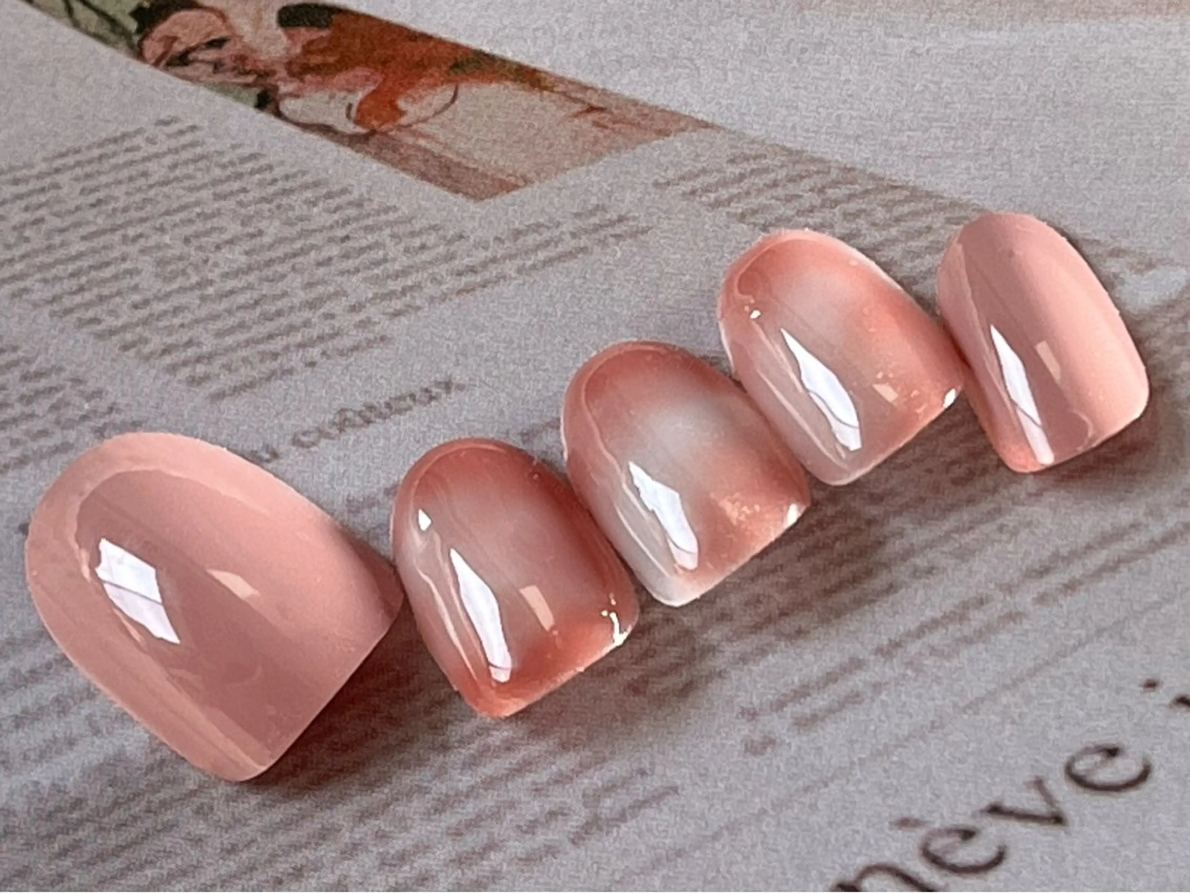 ネイル オフィスネイル ピンク ハンドネイル GARDEN GELのネイルデザイン