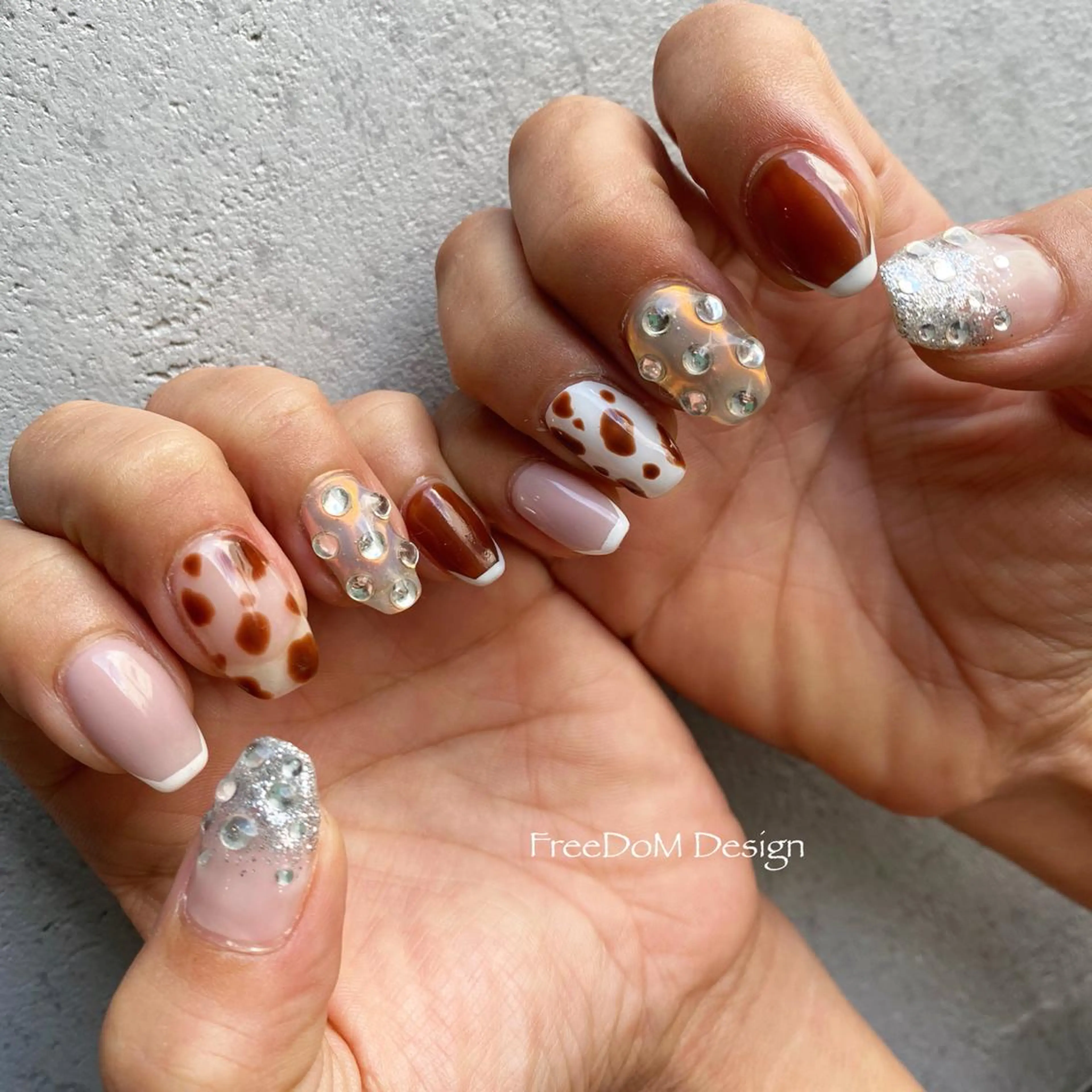 ネイル ハンドネイル ＦreeDoＭ   Design所属・W KUMIのネイルデザイン