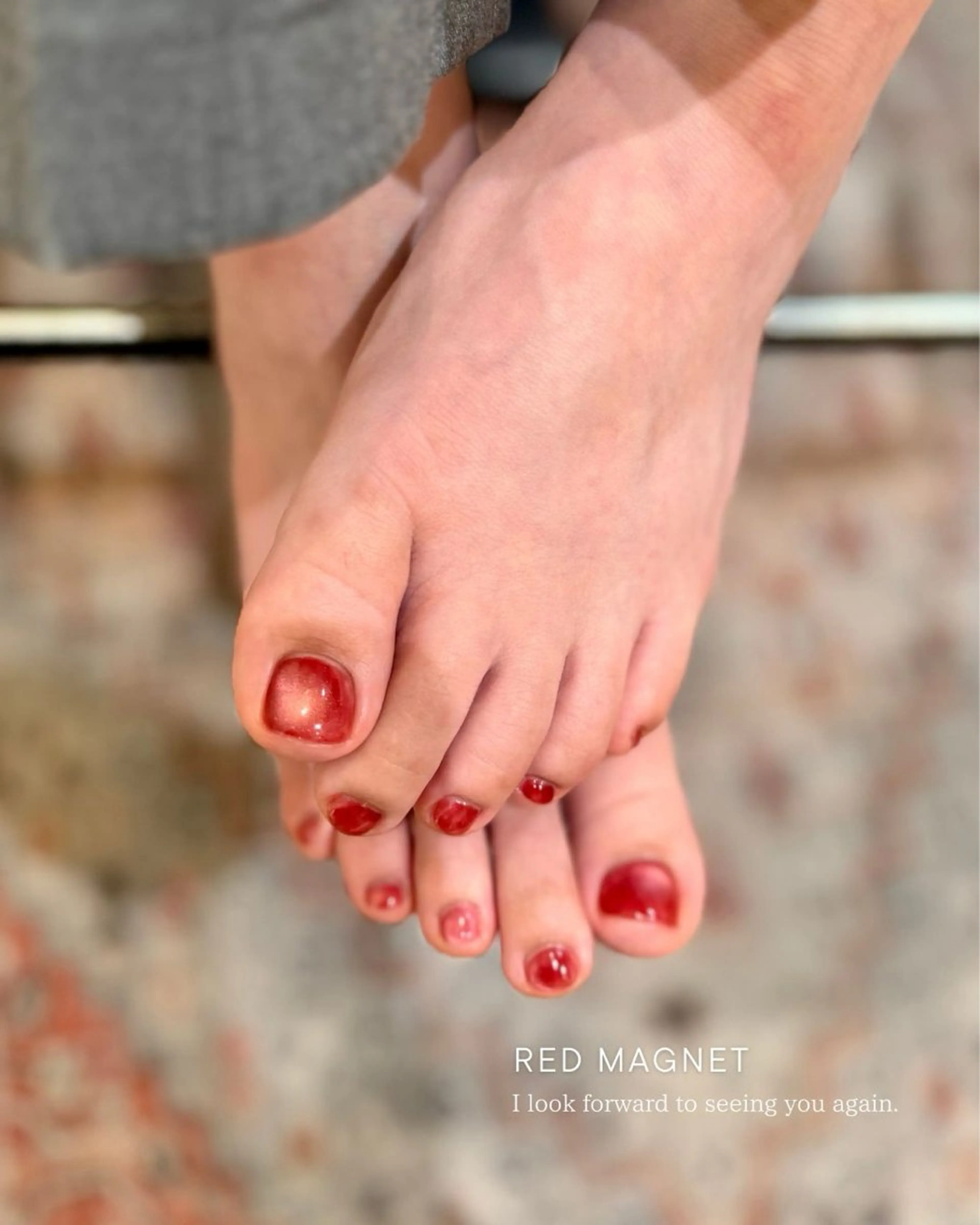 【フット】秋のワンカラーorマグネット🛀フットバス付/オフ☀︎ケア込¥8,500→¥6,500の写真