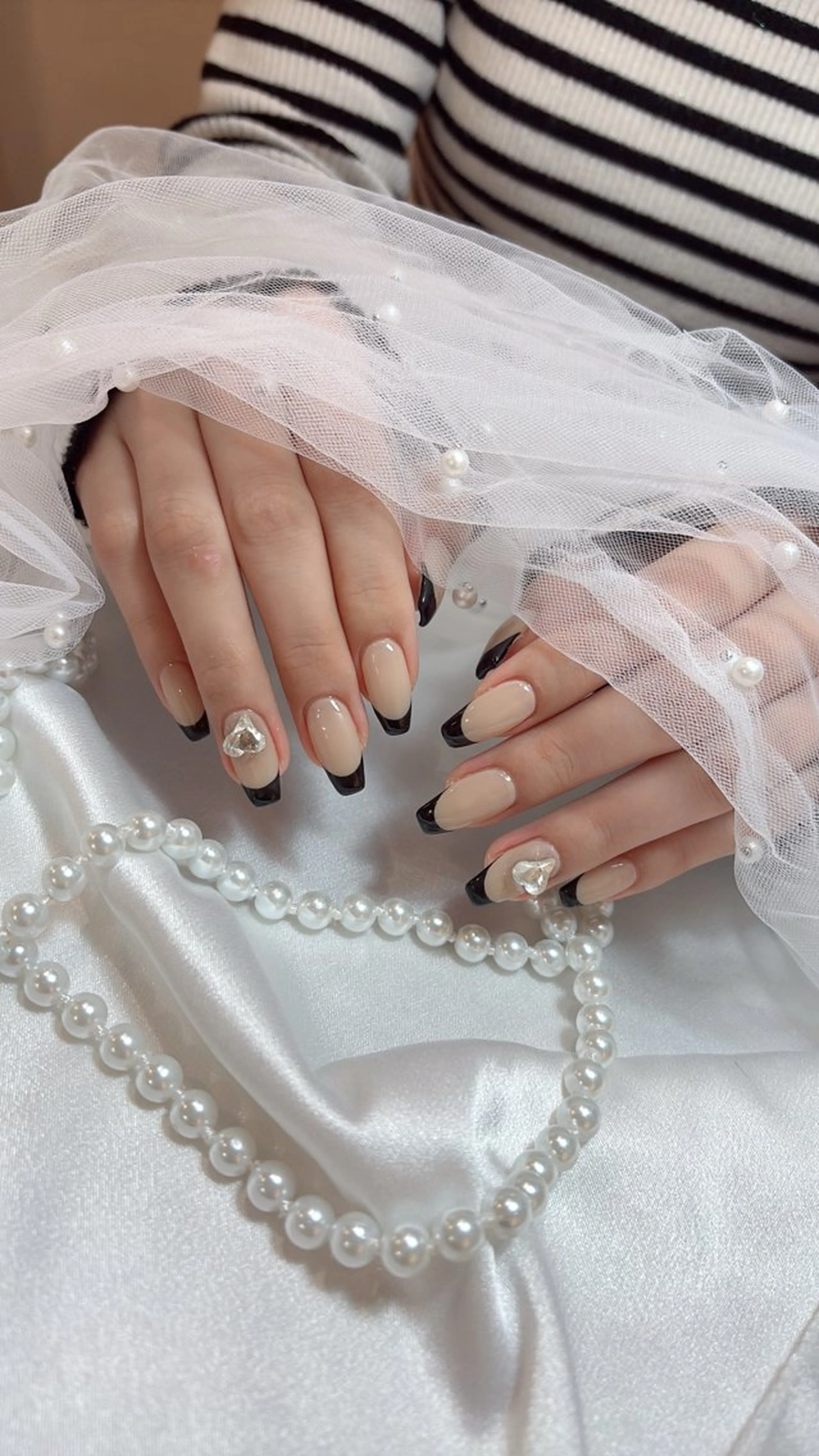 ネイル フットネイル フレンチネイル ジェルネイル ガーリー グラデーション ハンドネイル D.d Nail Moeのネイルデザイン