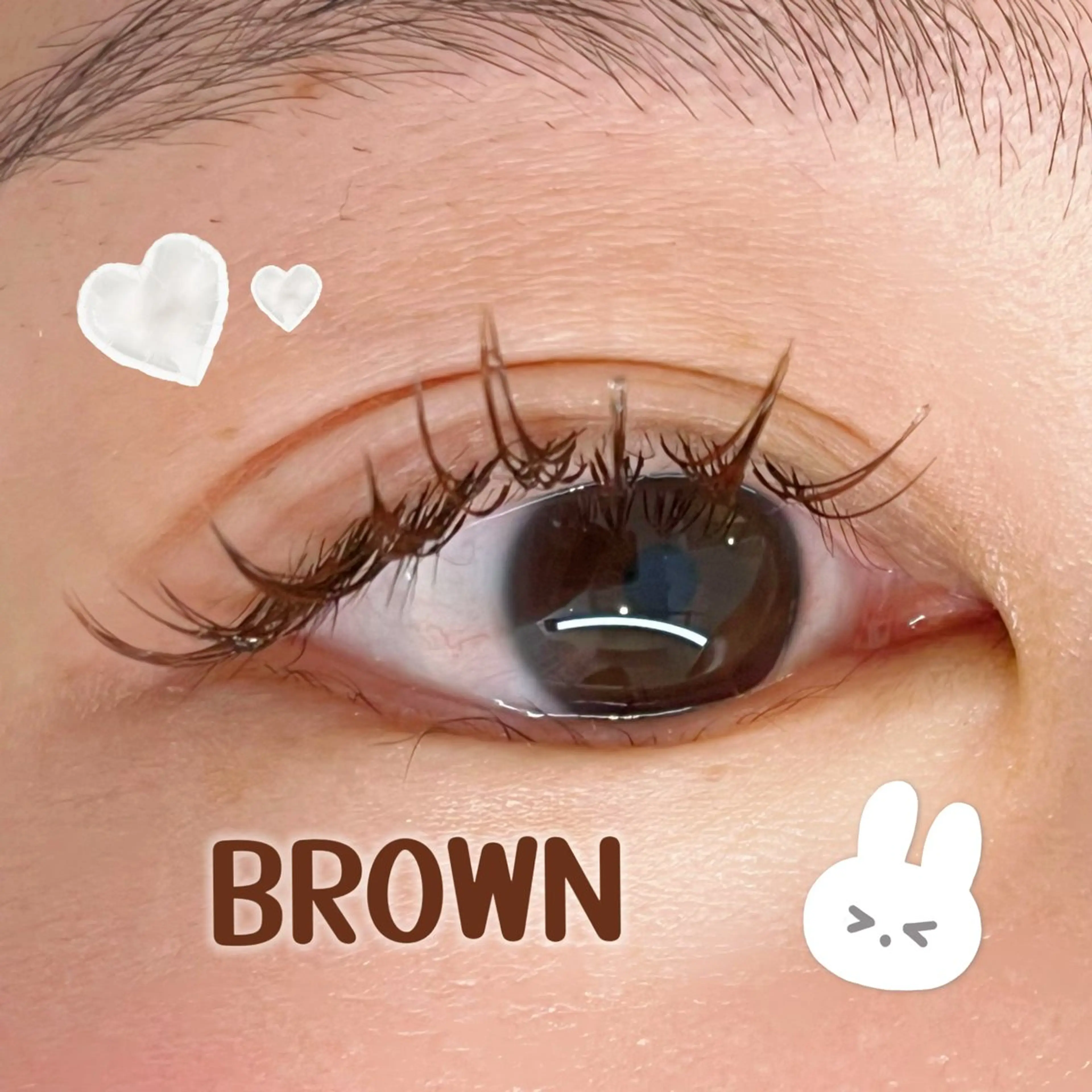 ブラウンカラー120本まで🤎　黒だと濃くなりすぎる人におすすめです✨色を混ぜることも可能◯の写真