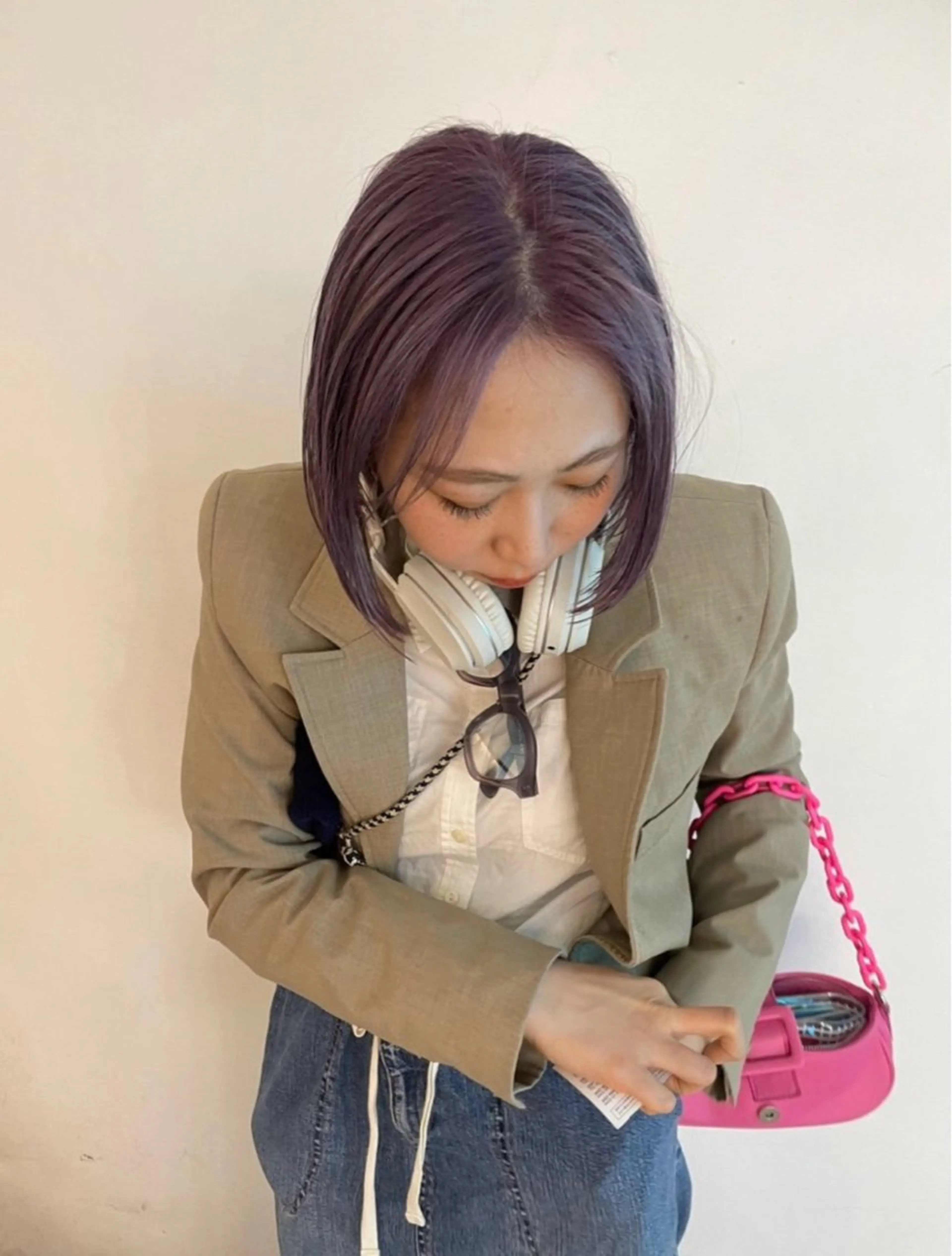 ミディアム ヘアカラー hair&eye🎀 /momoKaのマツエク・マツパデザイン