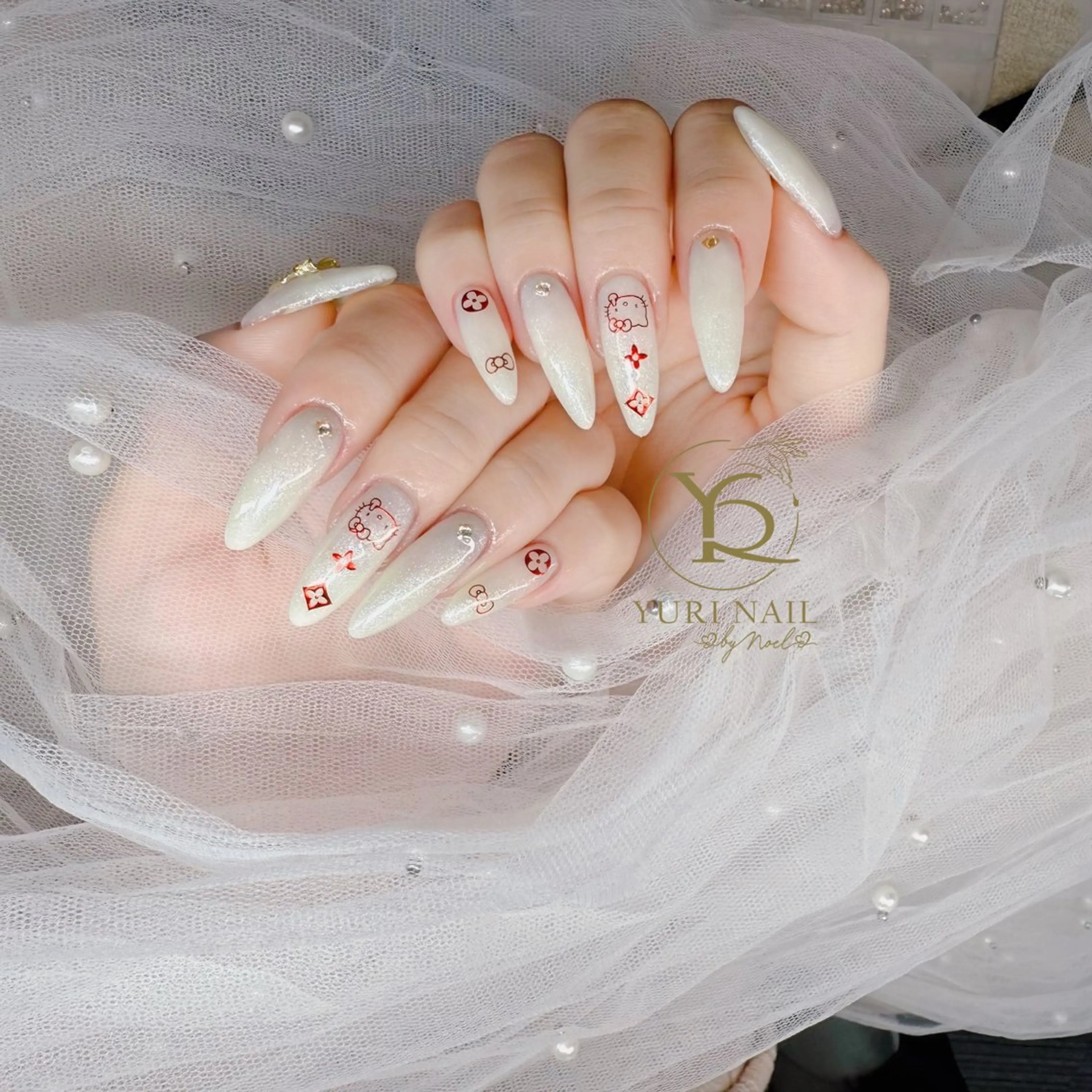 ネイル チークネイル フットネイル 韓国ネイル ニュアンスネイル オフィスネイル ハンドネイル フットネイル ハンドケア YURI Nail Narita所属・YURI Nail NARITAのネイルデザイン