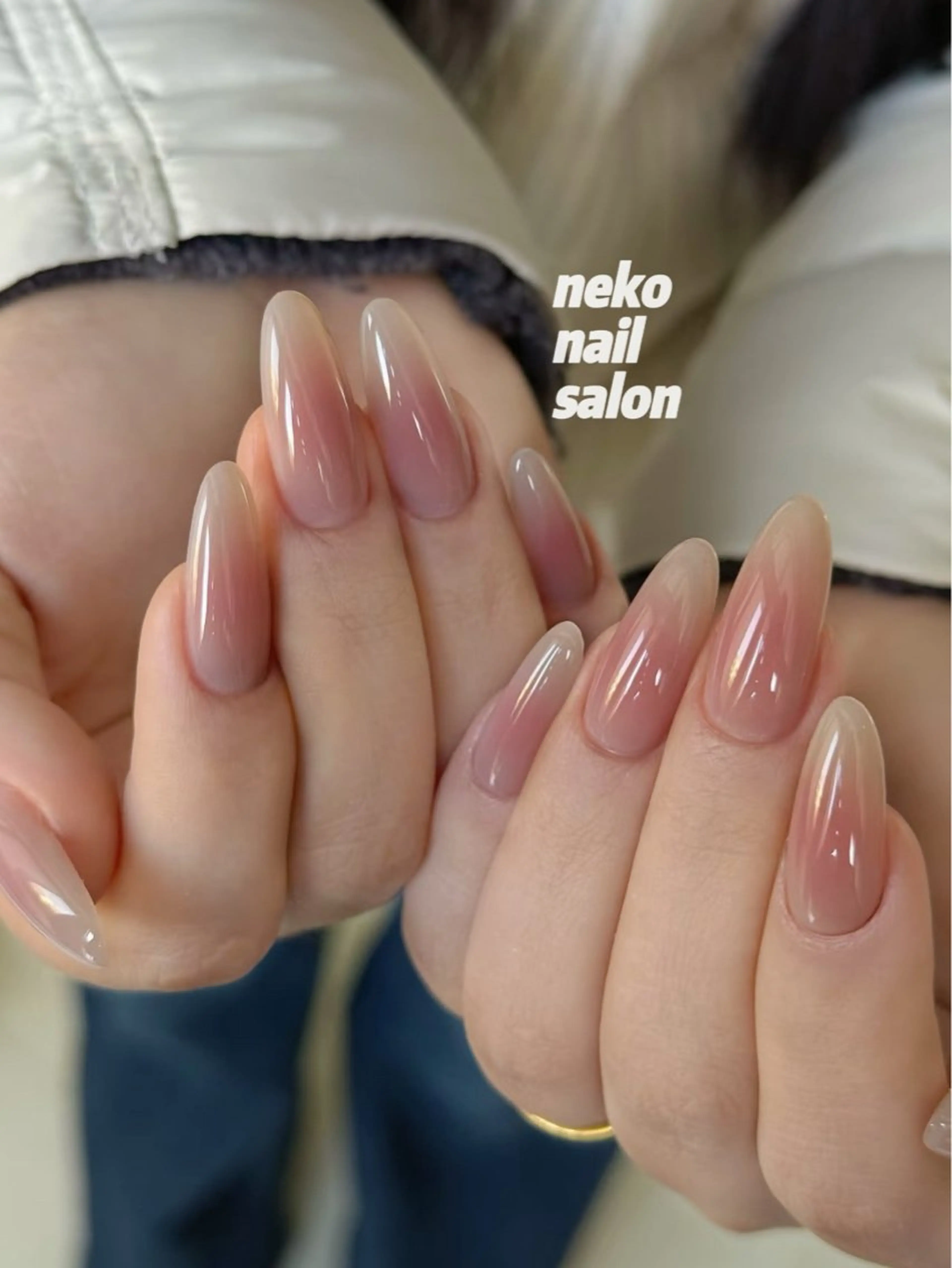 ネイル チークネイル 韓国ネイル ハンドネイル neko nail所属・neko nailのネイルデザイン