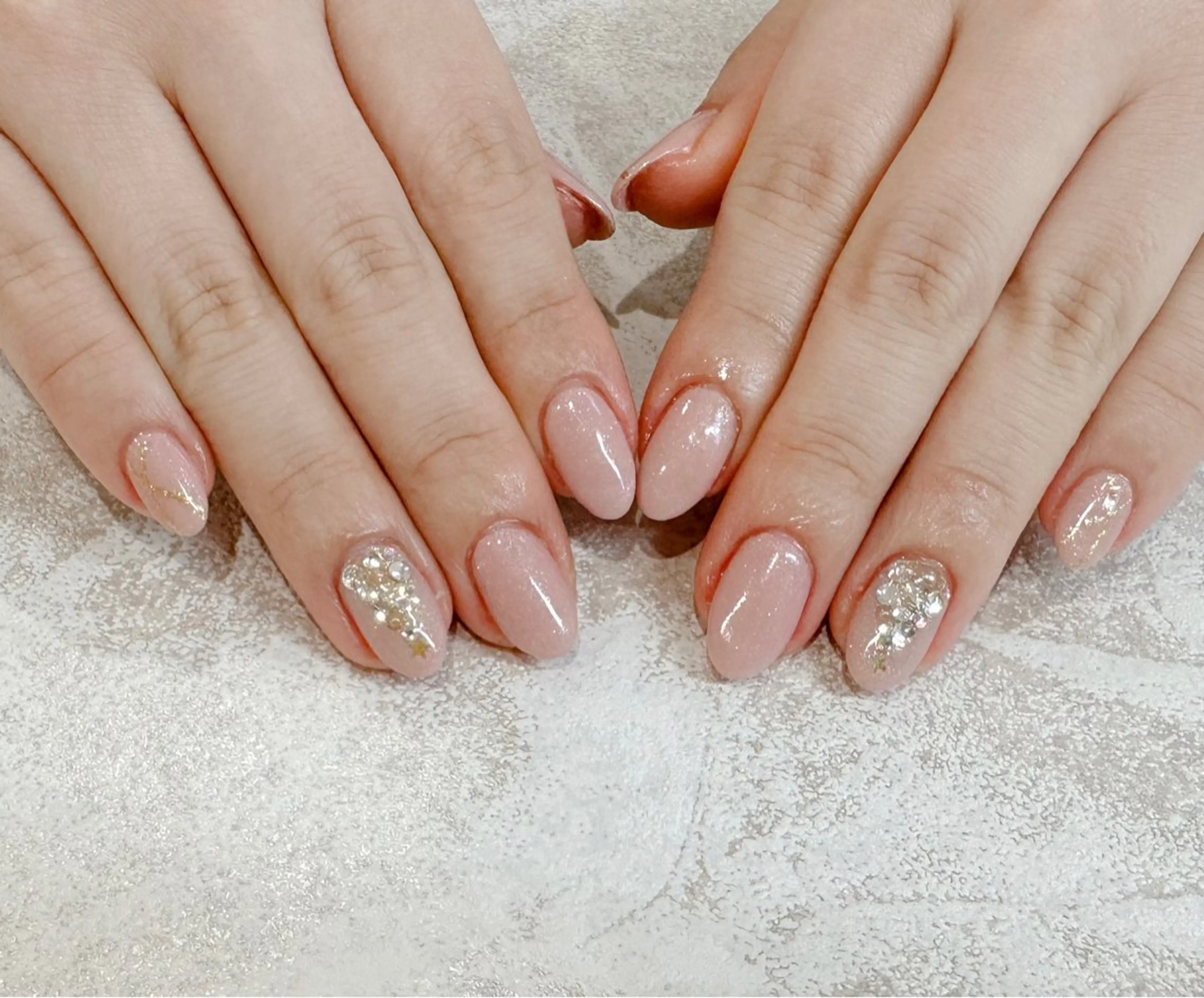 ネイル ジェルネイル パラジェル 冬ネイル クリスマス ハンドネイル Luana nail (ルアナネイル)のネイルデザイン