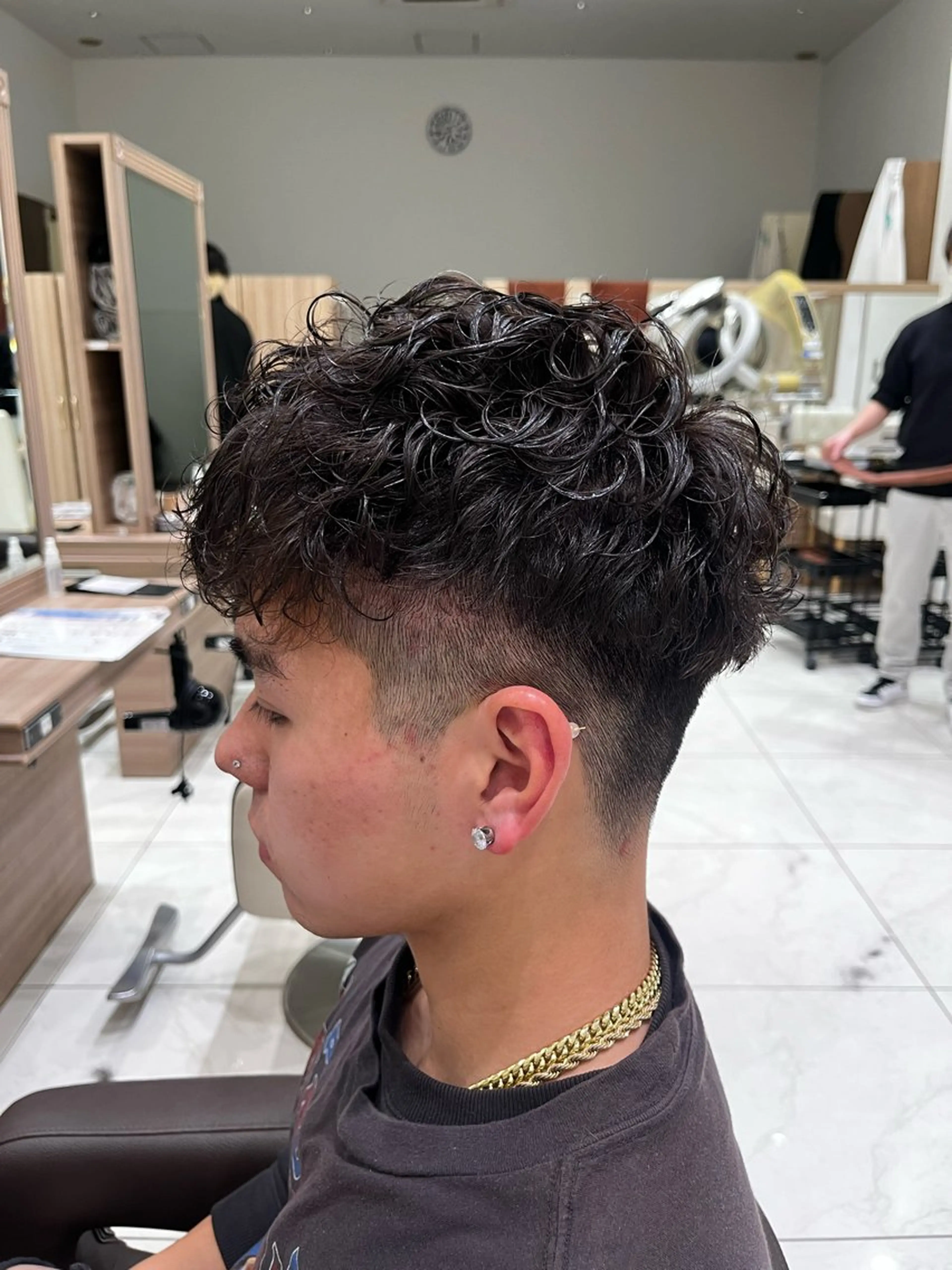 パーマ メンズ 🐈‍⬛SARA🎀 メンズ縮毛矯正のヘアスタイル