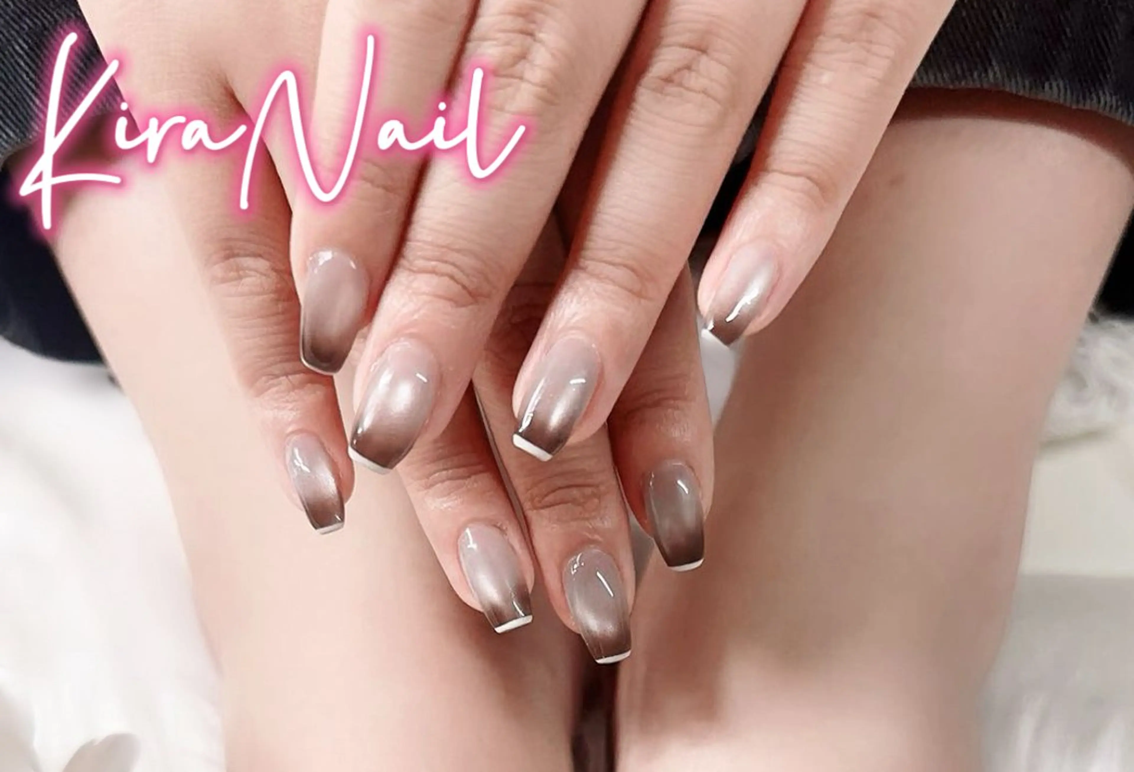 ネイル フレンチネイル ハンドネイル ミ ハルのネイルデザイン