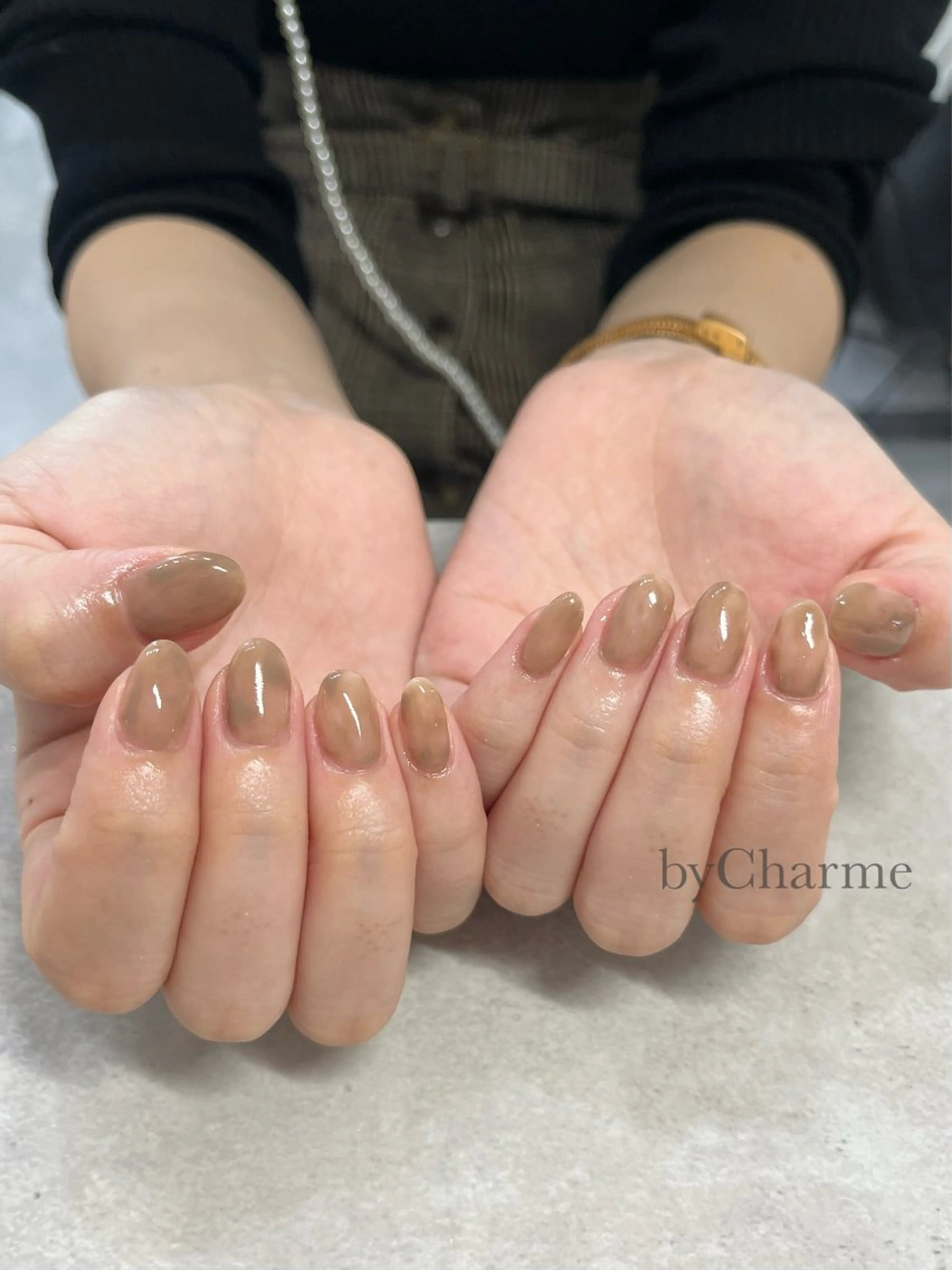 ネイル ワンカラーネイル Ray. Maayaのネイルデザイン