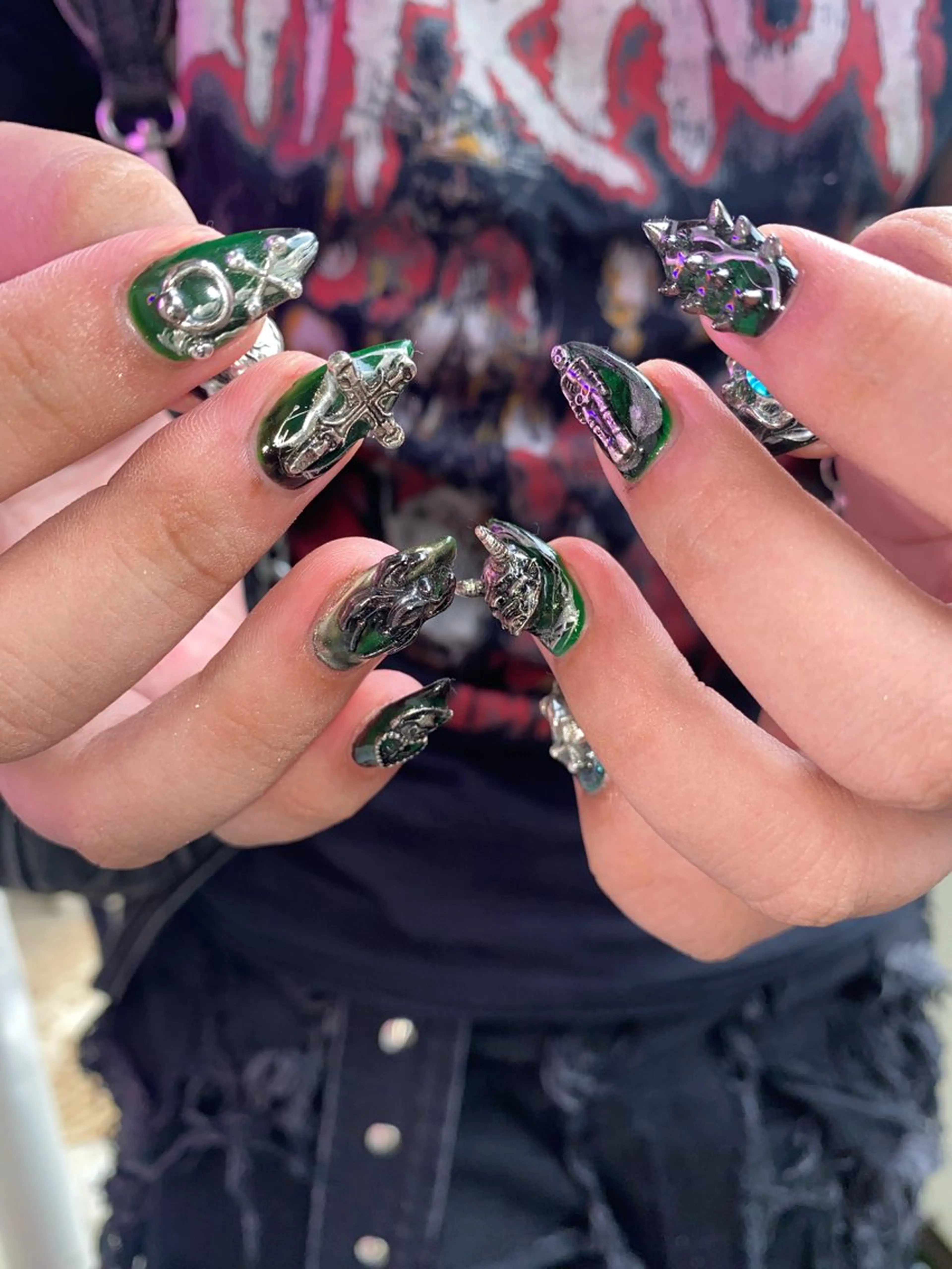 ネイル .unff所属・hana (..)個 性派/メンズネイル◎のネイルデザイン