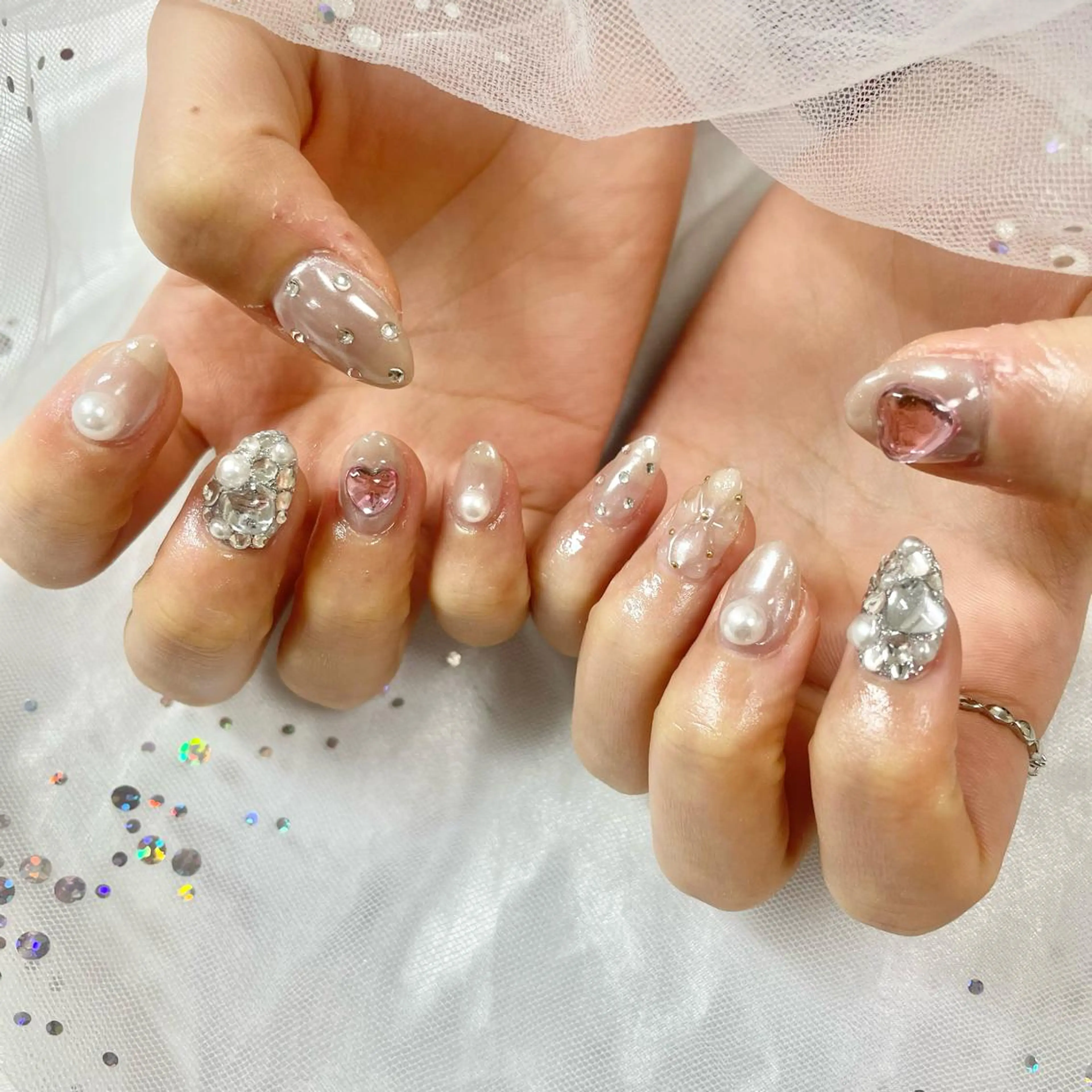 ネイル ハンドネイル フットネイル 🎀AYAKO 🎀中韓ネイルのネイルデザイン