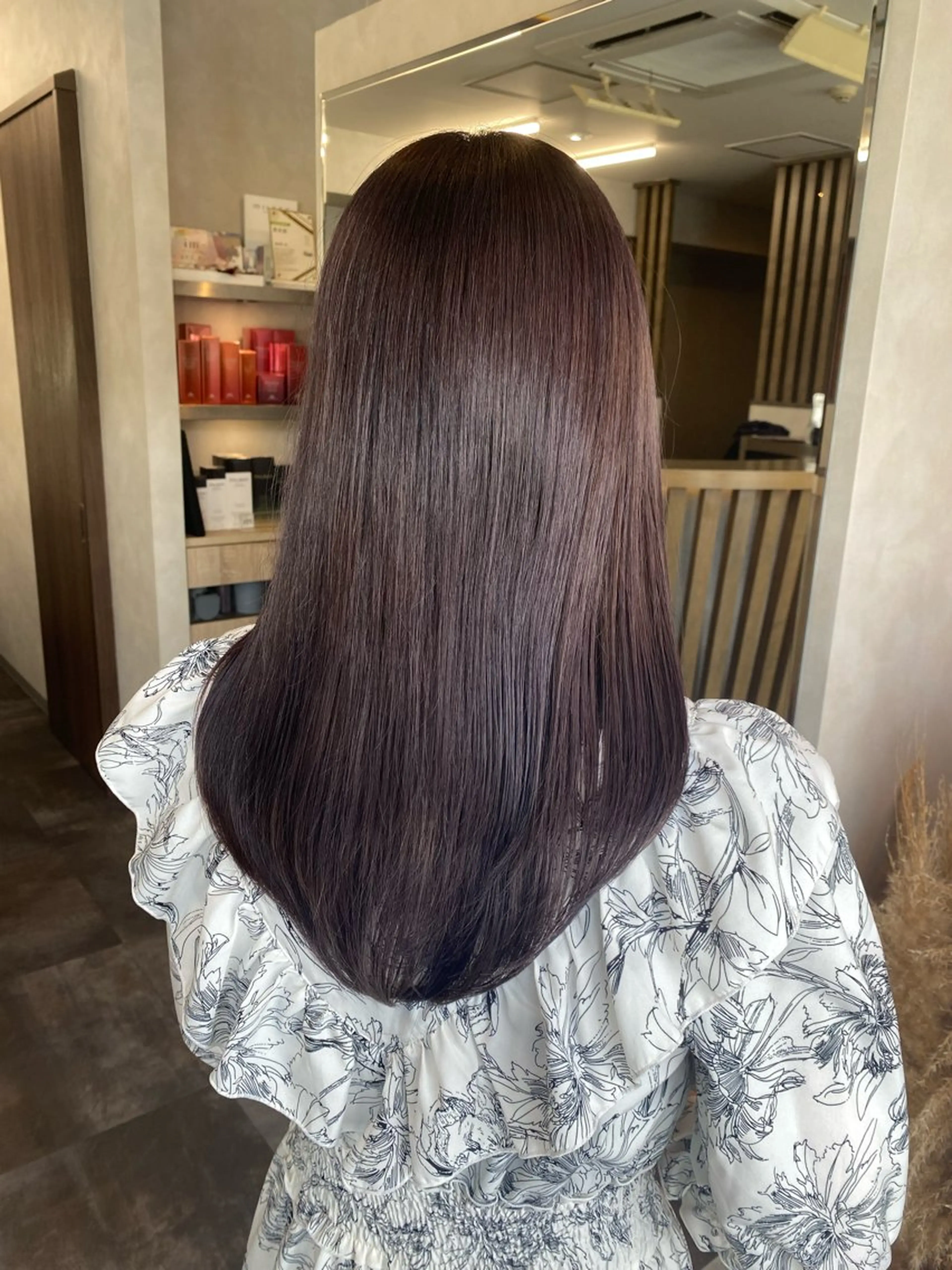 ロング ヘアカラー ななみ/博多/ ブリーチ/髪質改善のヘアスタイル