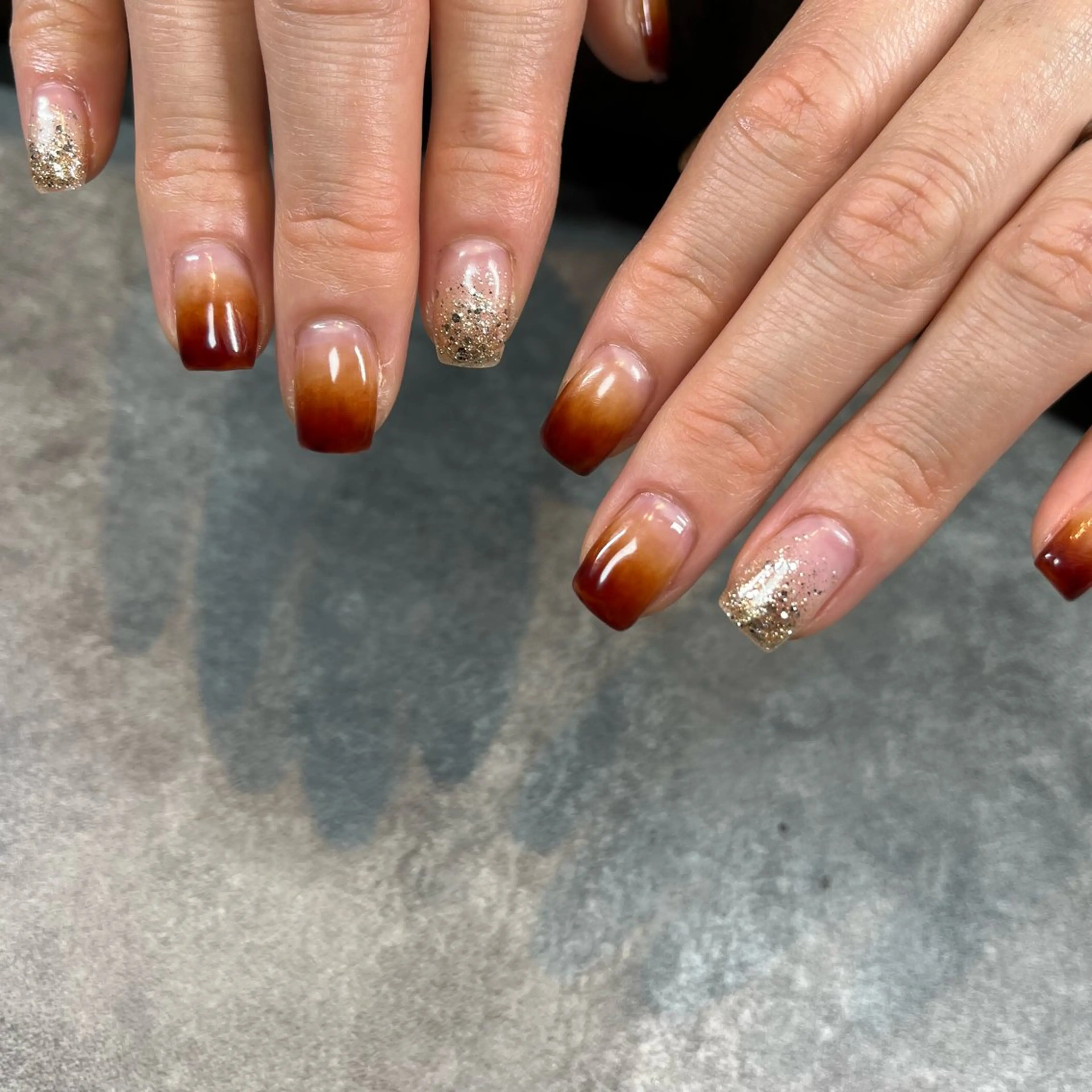 ネイル ワンカラーネイル 冬ネイル クリスマス salon akua nail＆リラクのネイルデザイン