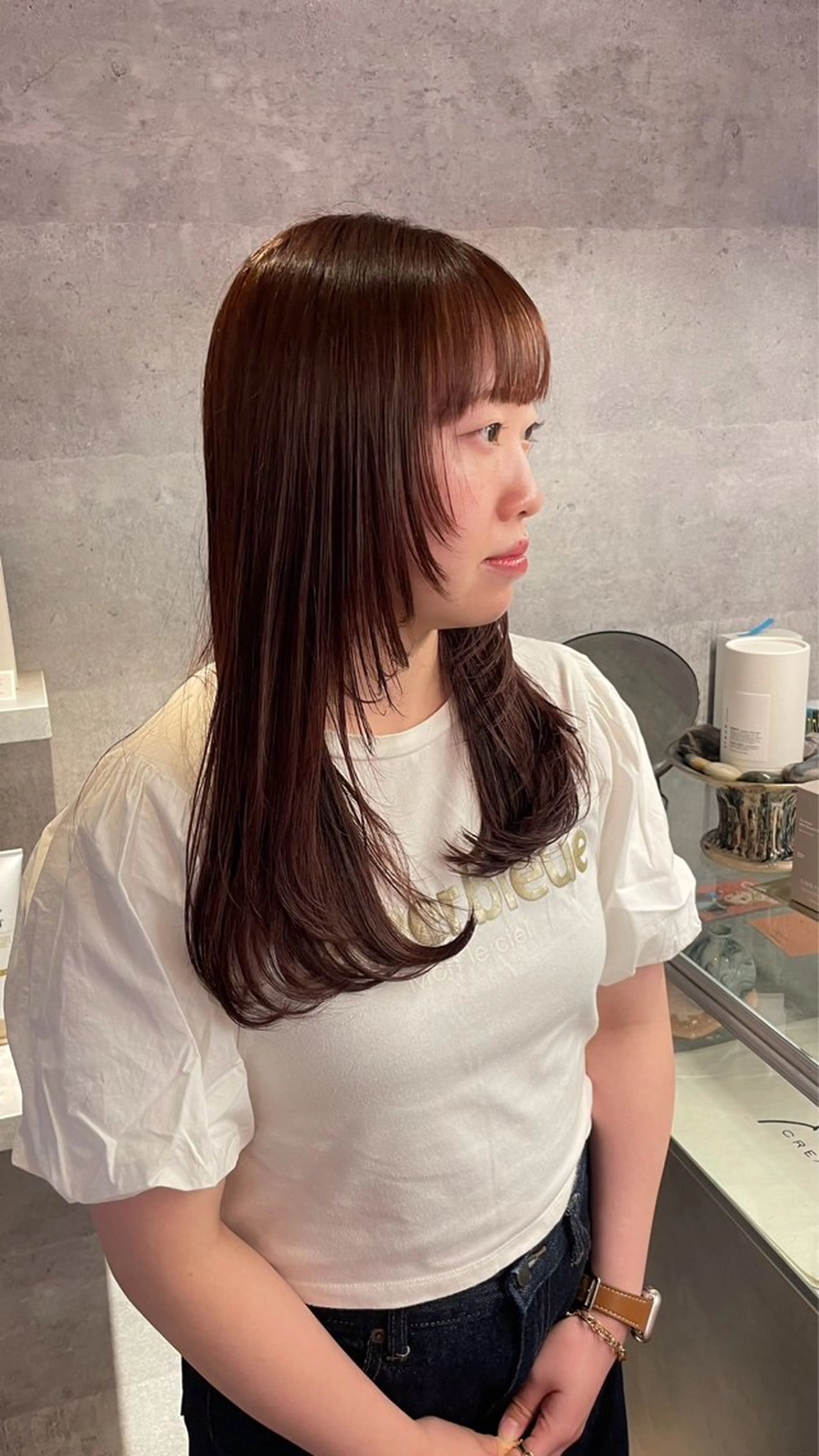 カラー 鎌田 梨瑚のヘアスタイル
