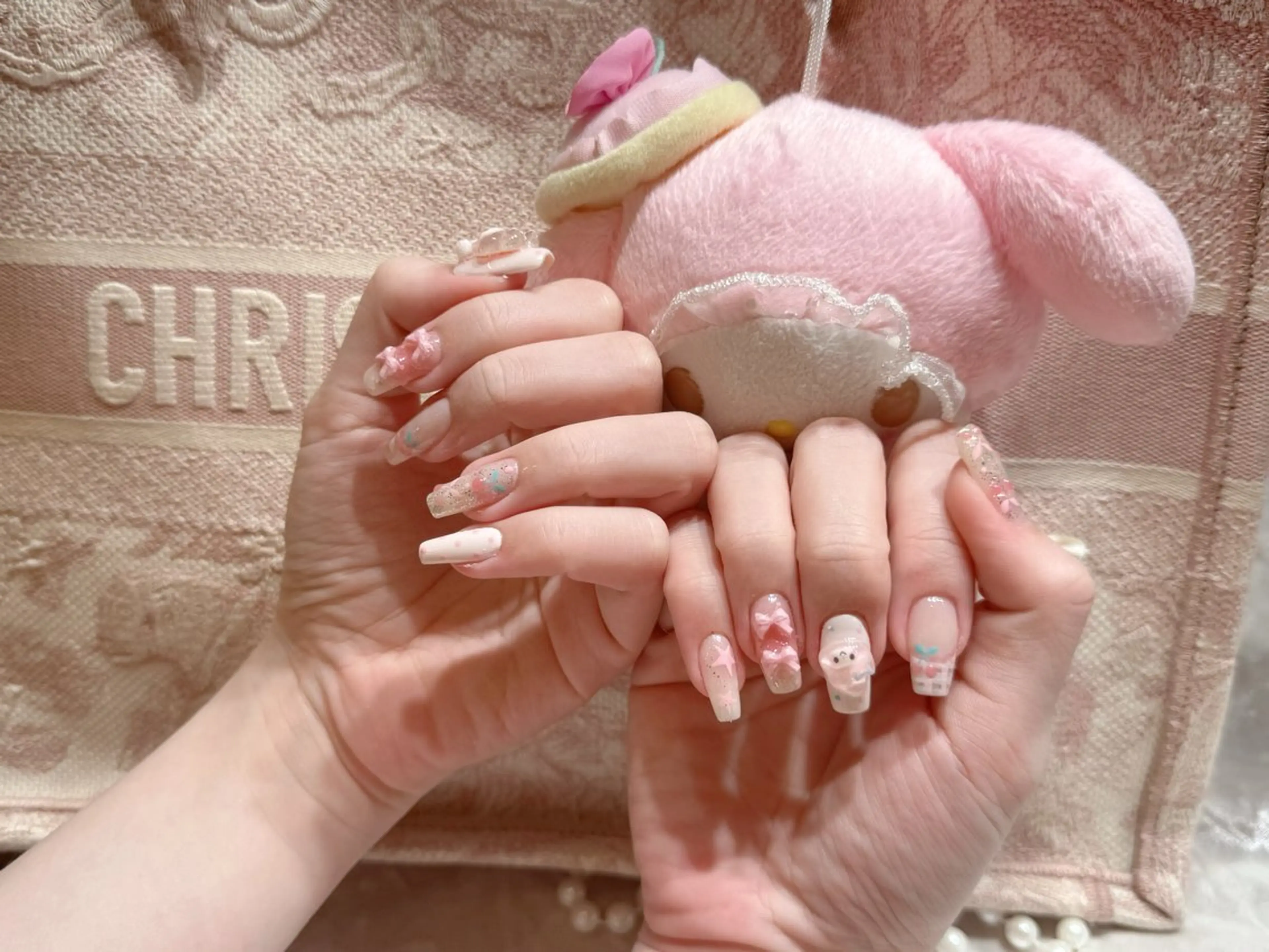 ネイル アートネイル フットネイル ジェルネイル ハート マグネットネイル Babarla Nailのネイルデザイン