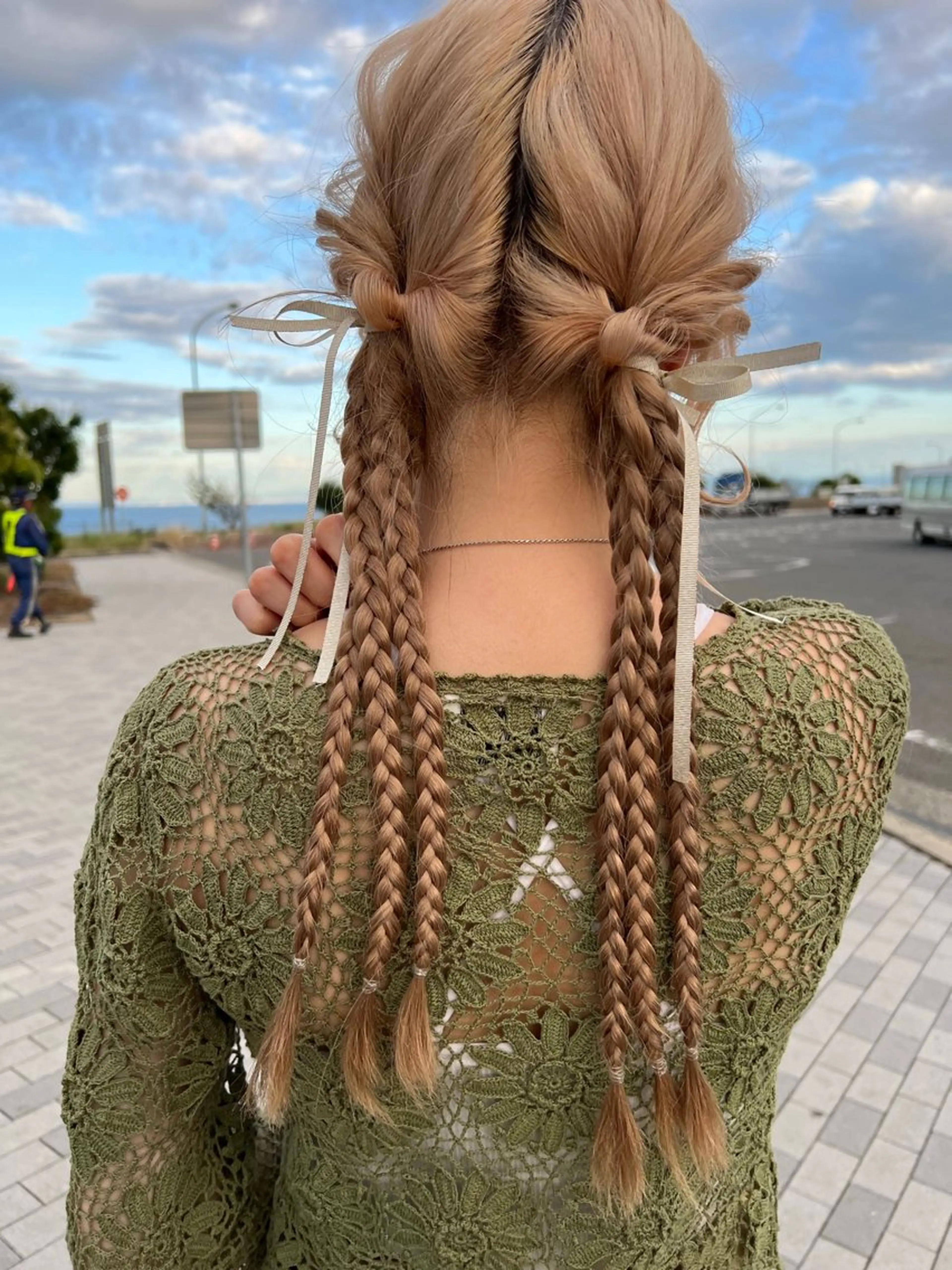 ロング ヘアアレンジ カラー/ヘアセット Nanami💗のヘアスタイル