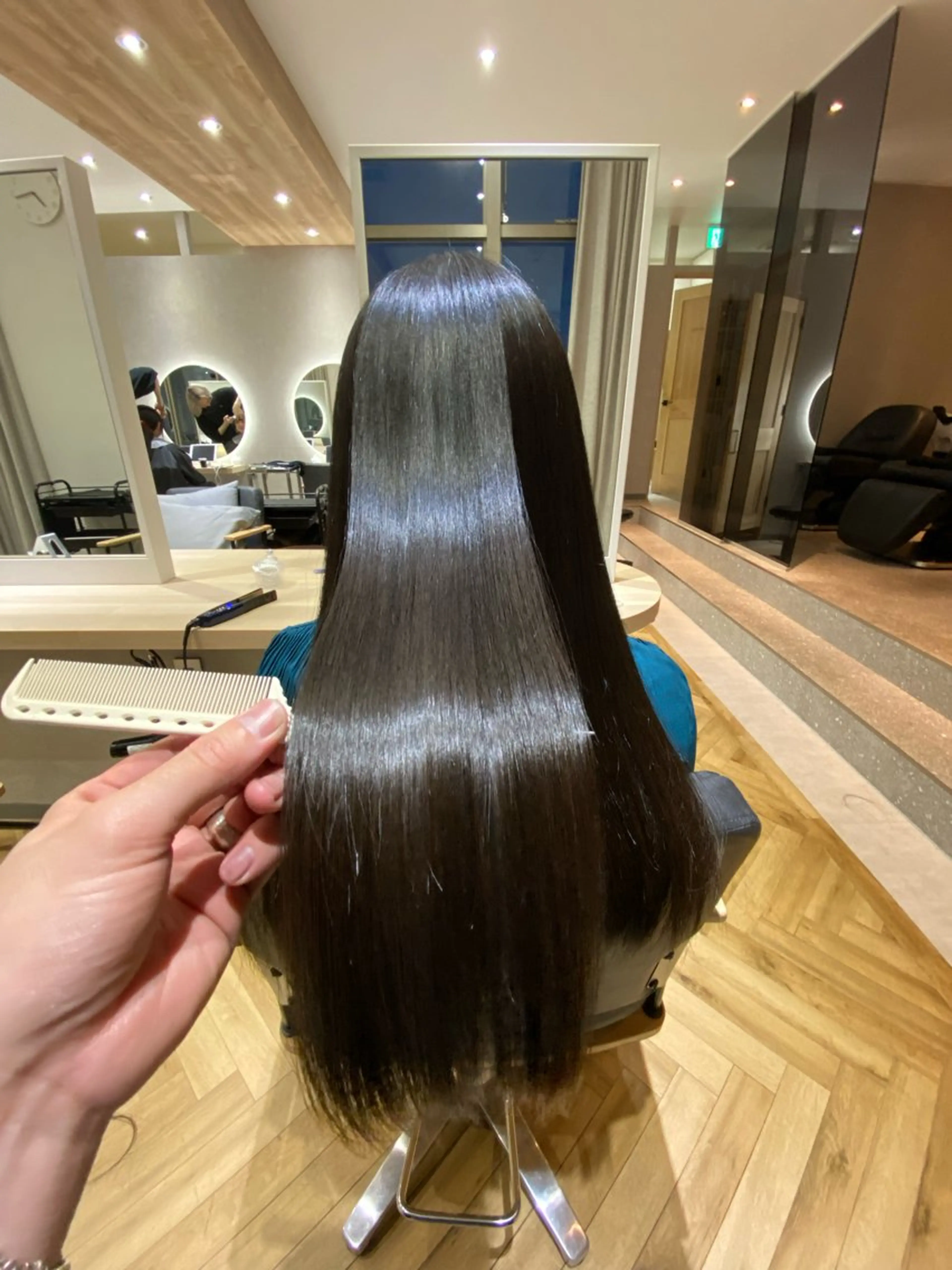 ロング men'ssalon Zina天神所属・✨髪質改善/顔周りカ ット/縮毛矯正✨三隅のヘアスタイル