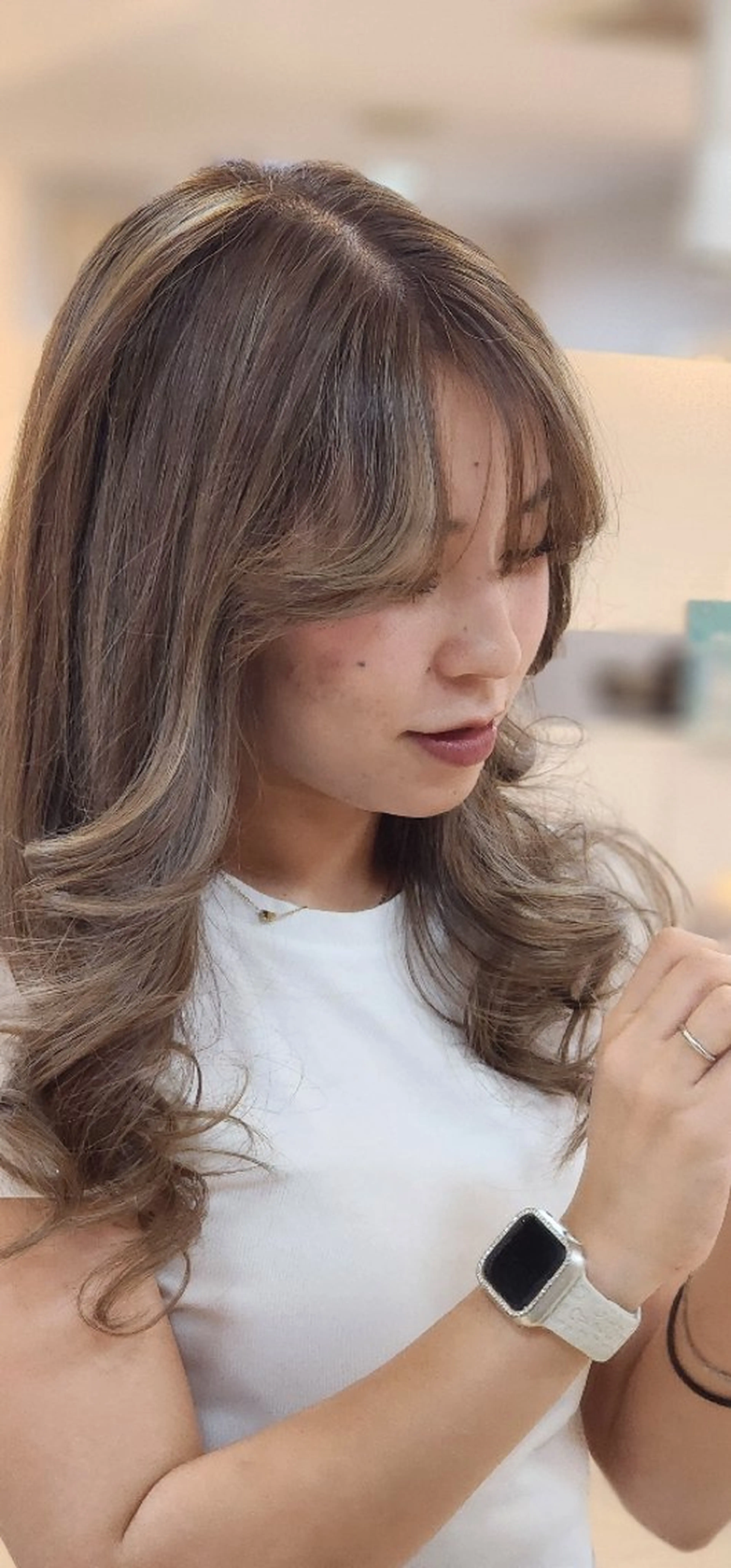 ロング ハイライト hairmake Juinのヘアスタイル