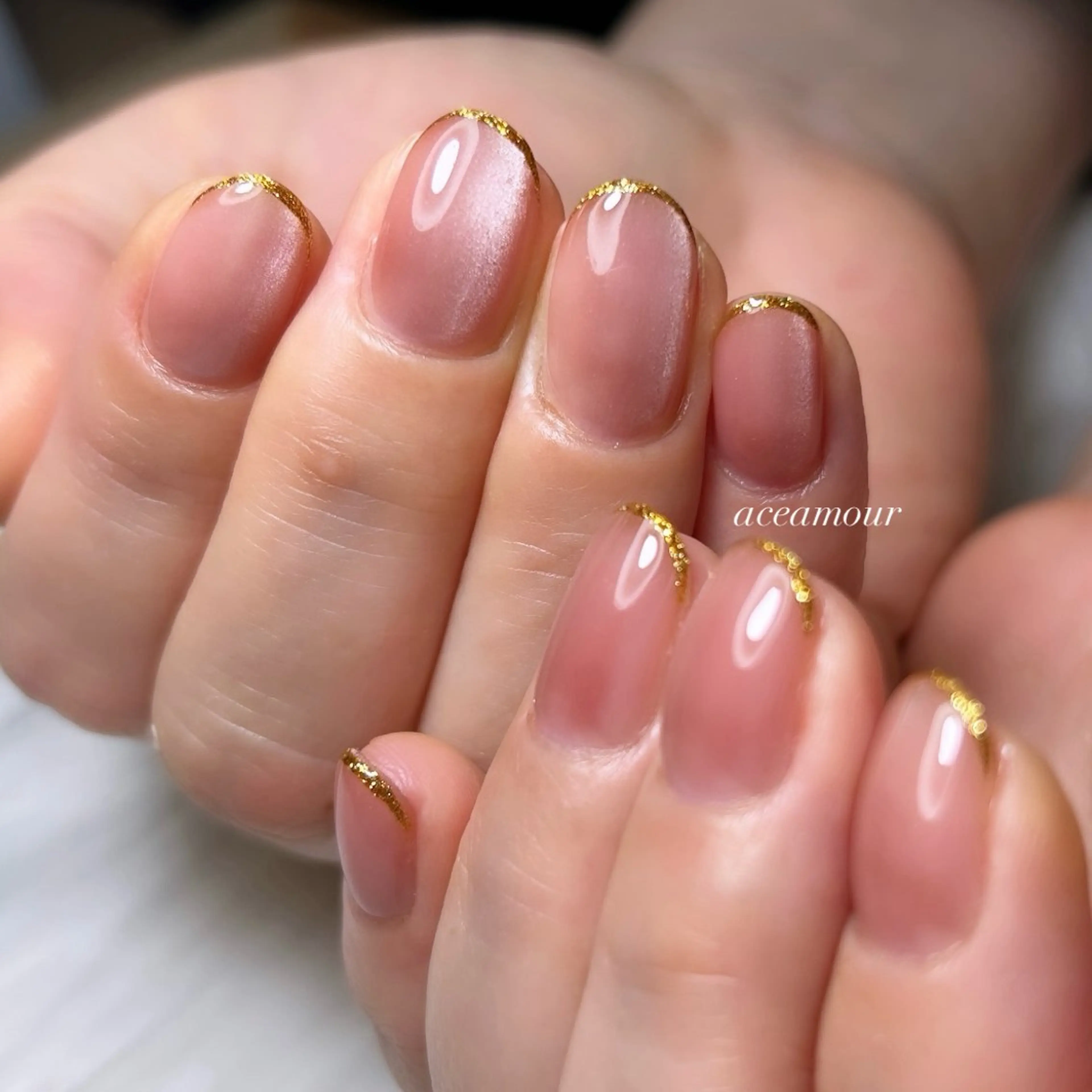 ハンドネイル ネイル/耳つぼ /新ホワイトニングのネイルデザイン