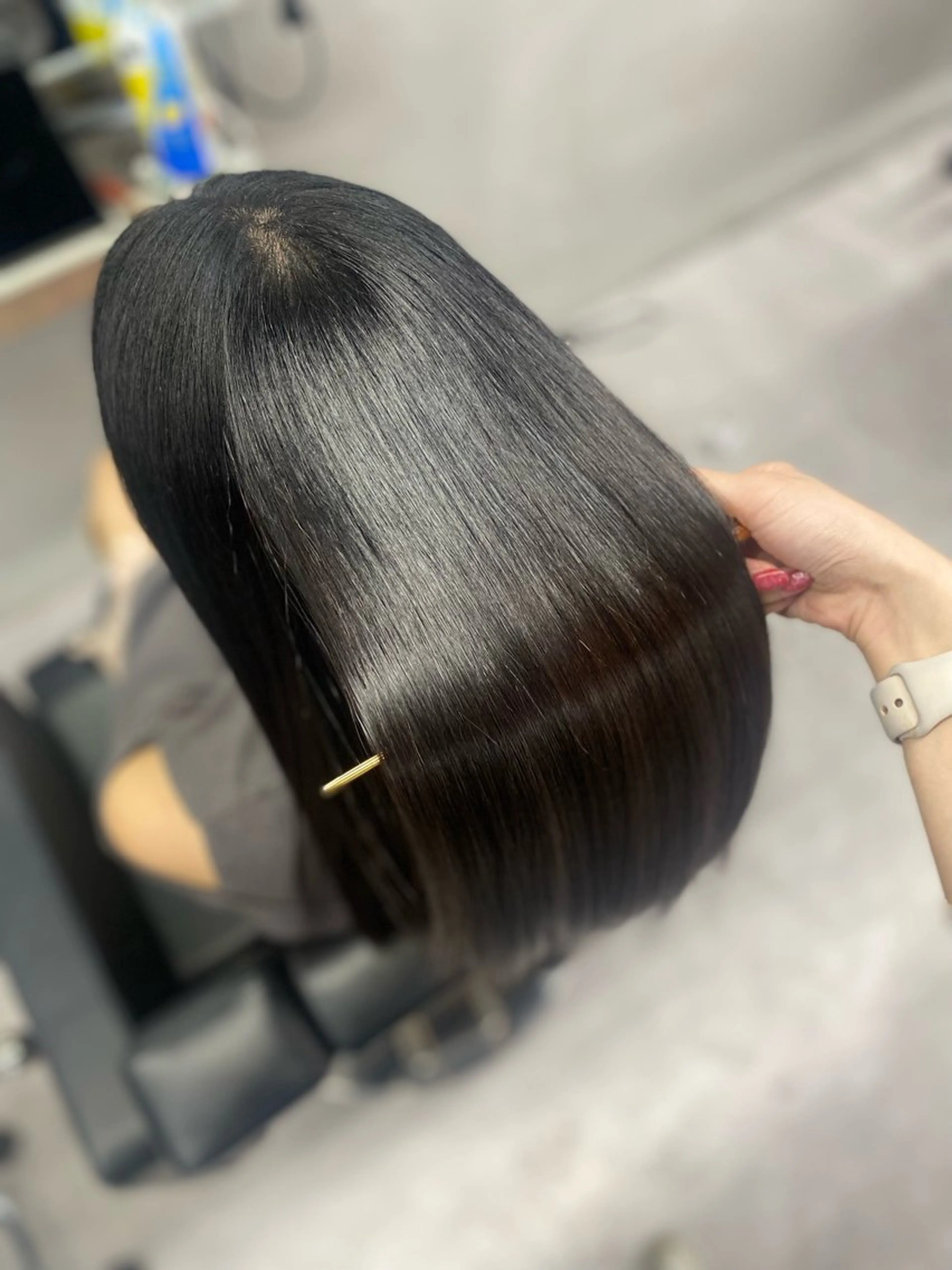 ロング 髪質改善 カット トリートメント 艶髪/縮毛矯正 🫧辻野海羽のヘアスタイル