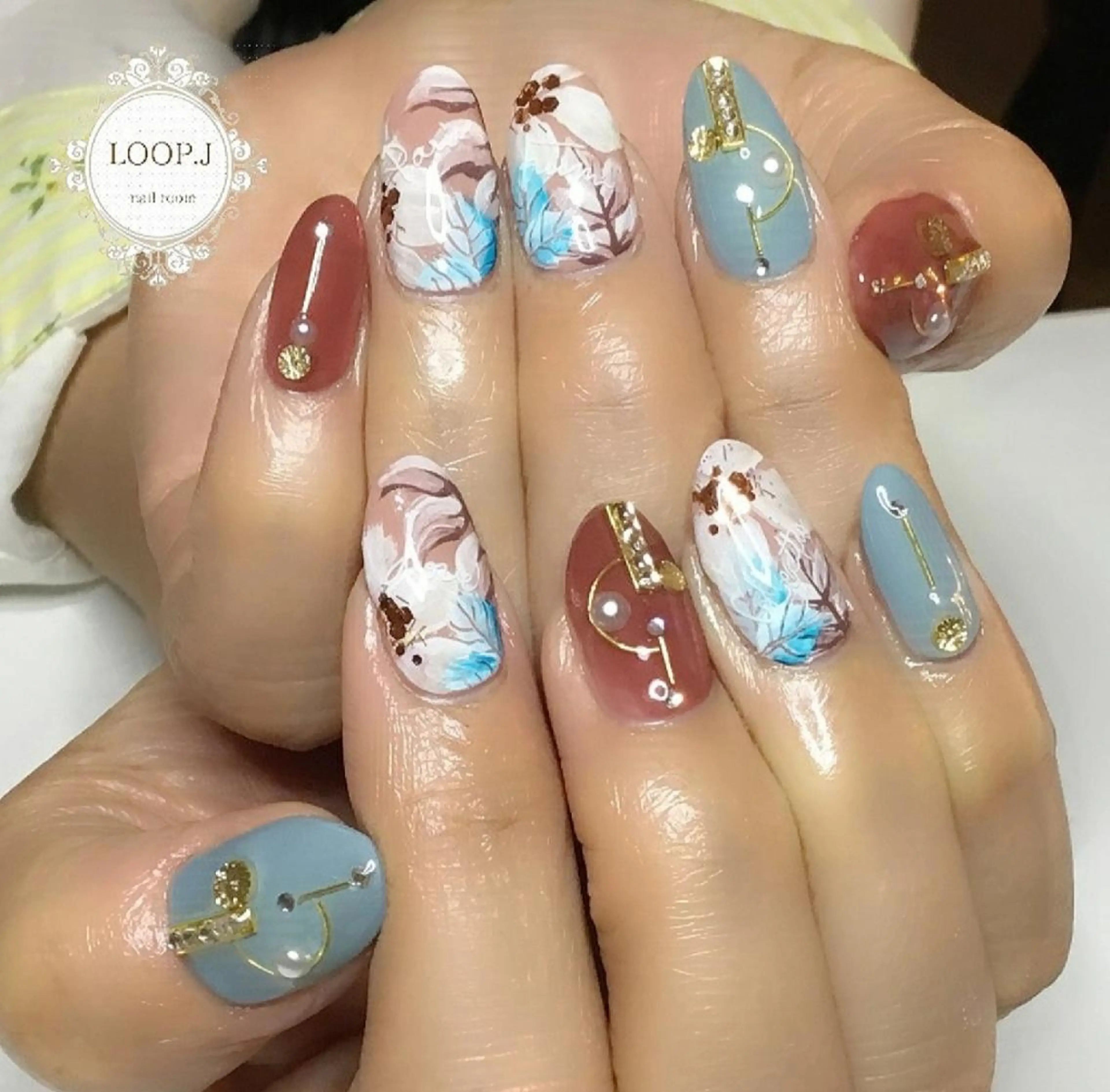 ネイル ハンドネイル おおくぼ めぐみのネイルデザイン