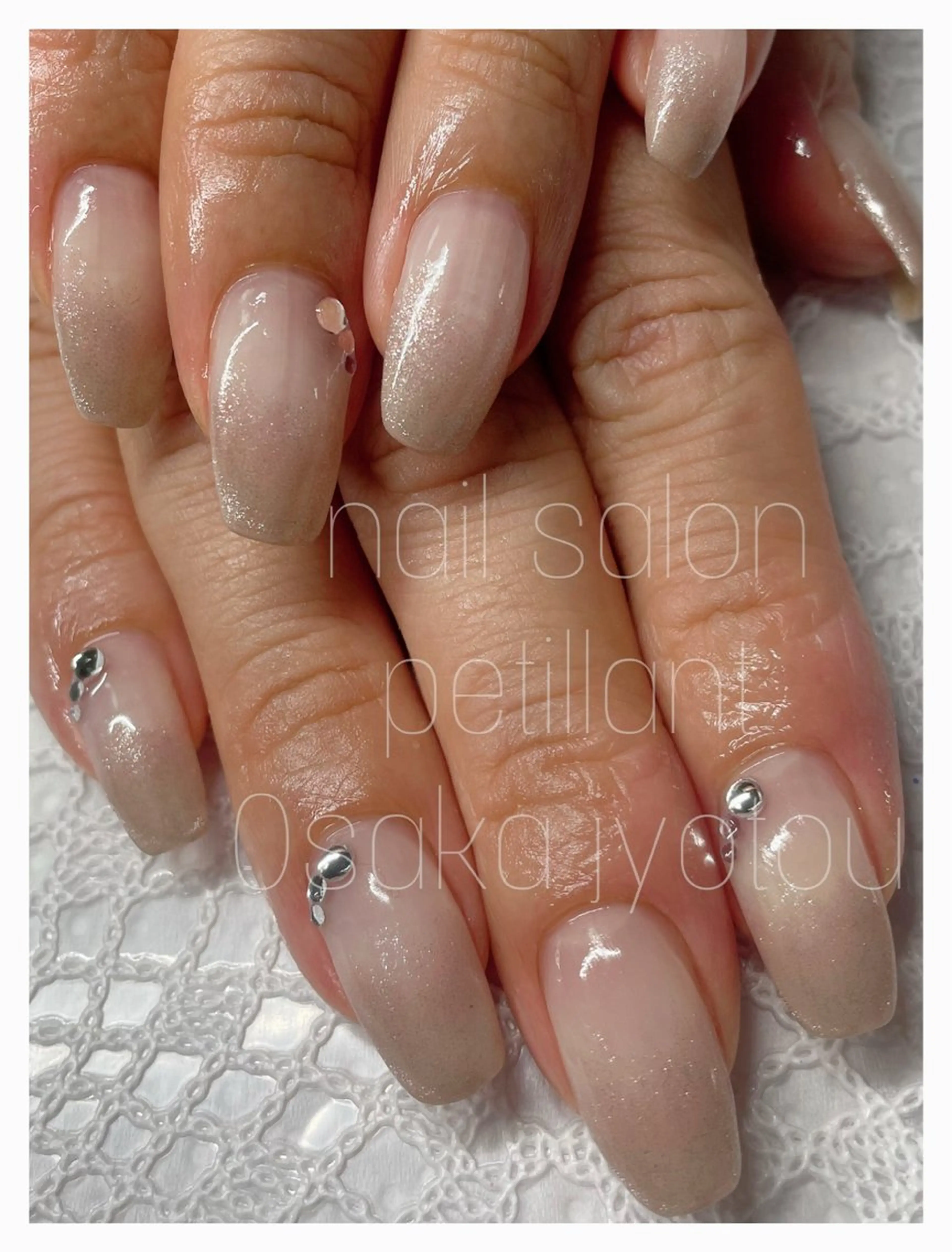 ネイル アートネイル フットネイル グラデーション マグネットネイル シンプルネイル ハンドネイル ハンドケア petillant所属・nail salon petillantのネイルデザイン